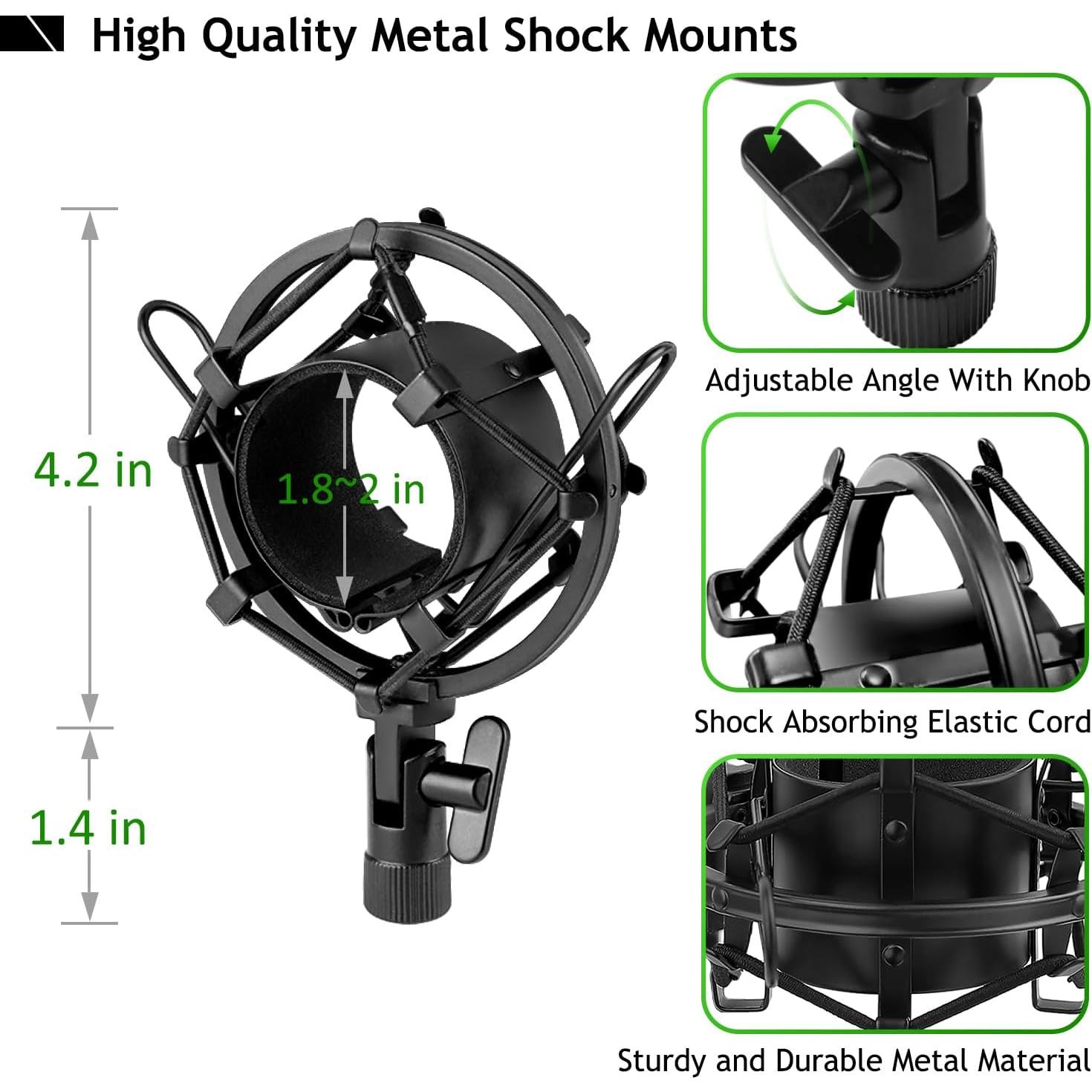 Soporte de Micrófono de Escritorio Frgyee AT2020 Ajustable