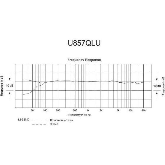 Micrófono de Condensador Audio-Technica U857QLU 60 cm