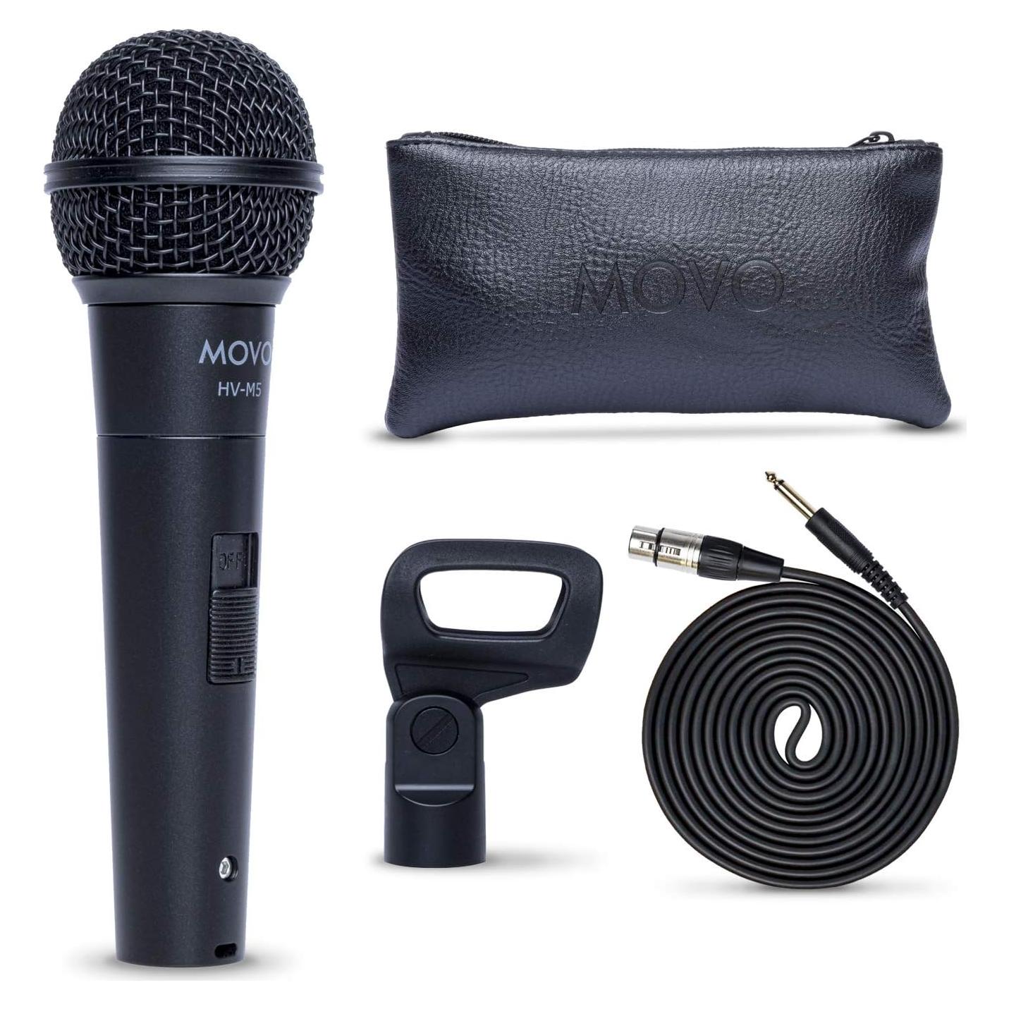 Micrófono Vocal Dinámico Movo HV-M5 Cardioide 0.76kg