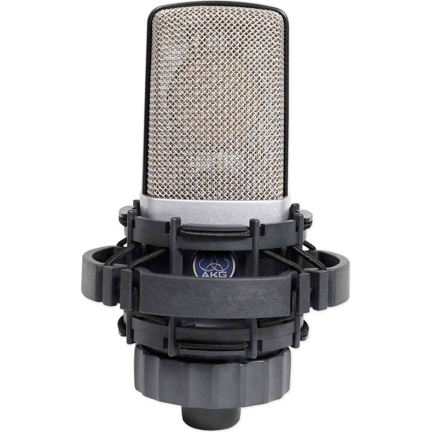 Micrófono de Condensador AKG C214 + Auriculares ATH-M30X + Escudo