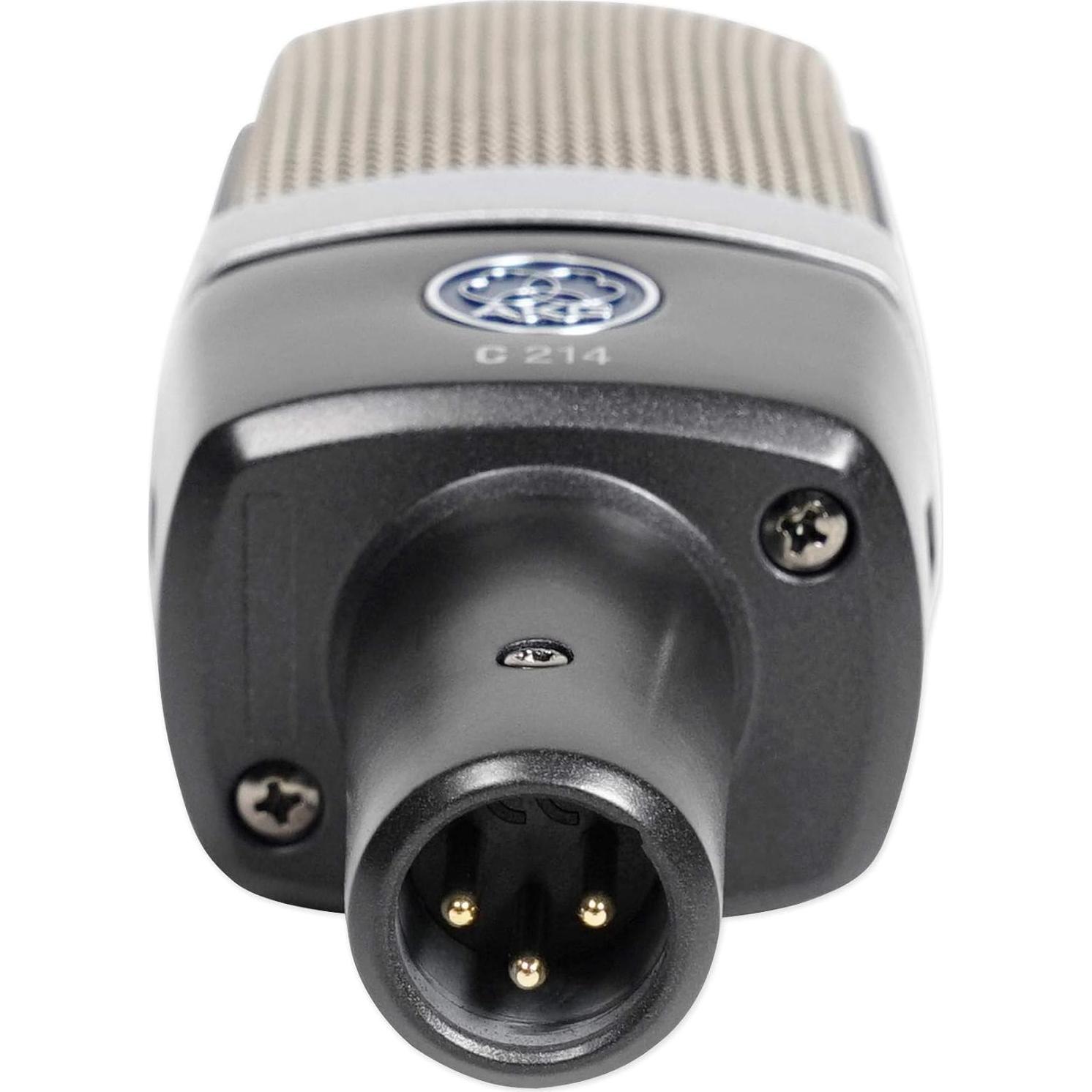 Micrófono de Condensador AKG C214 + Auriculares ATH-M30X + Escudo