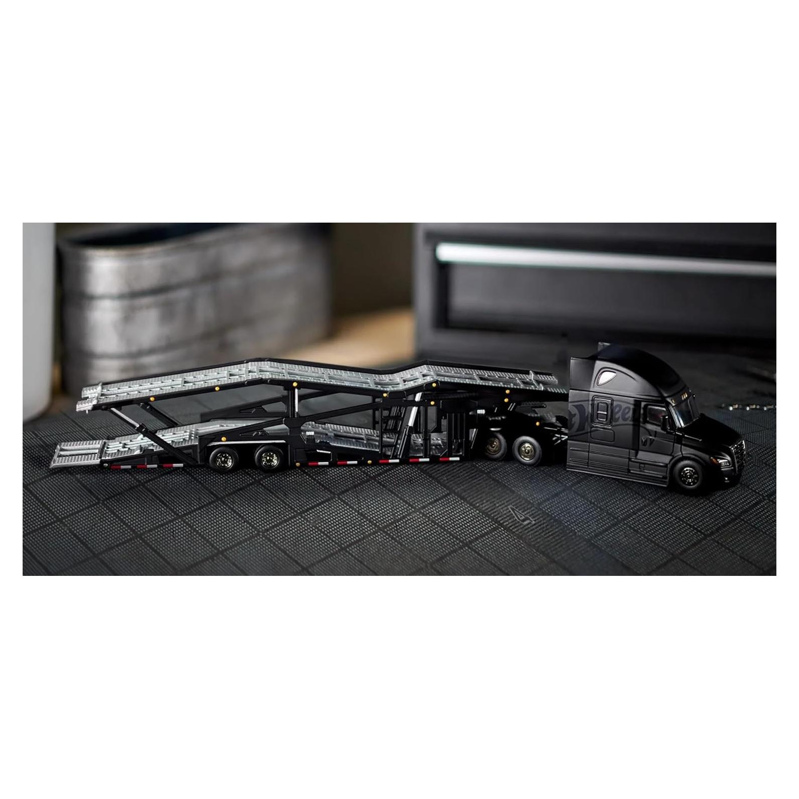 Camión Hot Wheels Freightliner Cascadia Elite 64 con Remolque