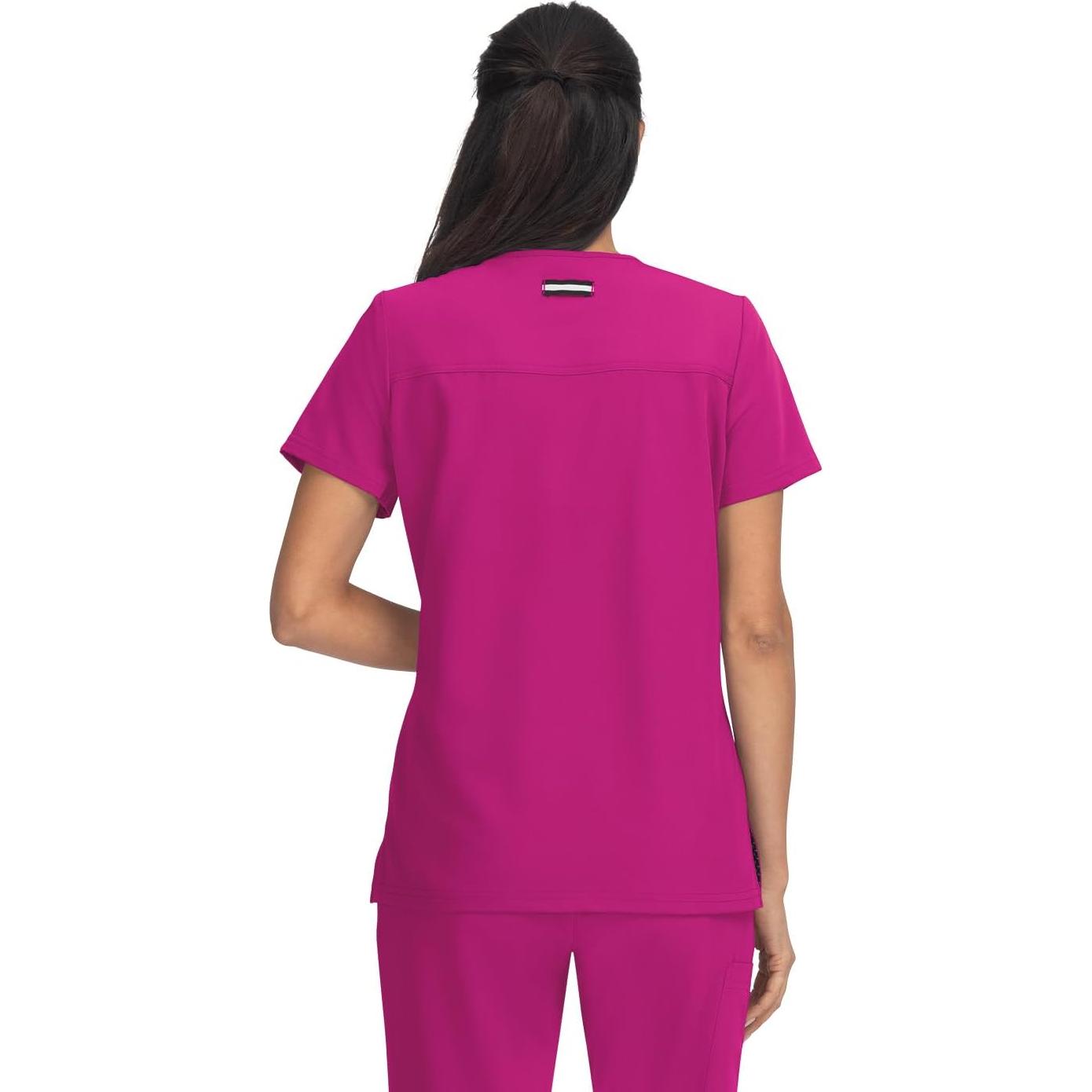 Top de Scrubs para Mujeres KOI Next Gen Rosa Azalea XX-Pequeño