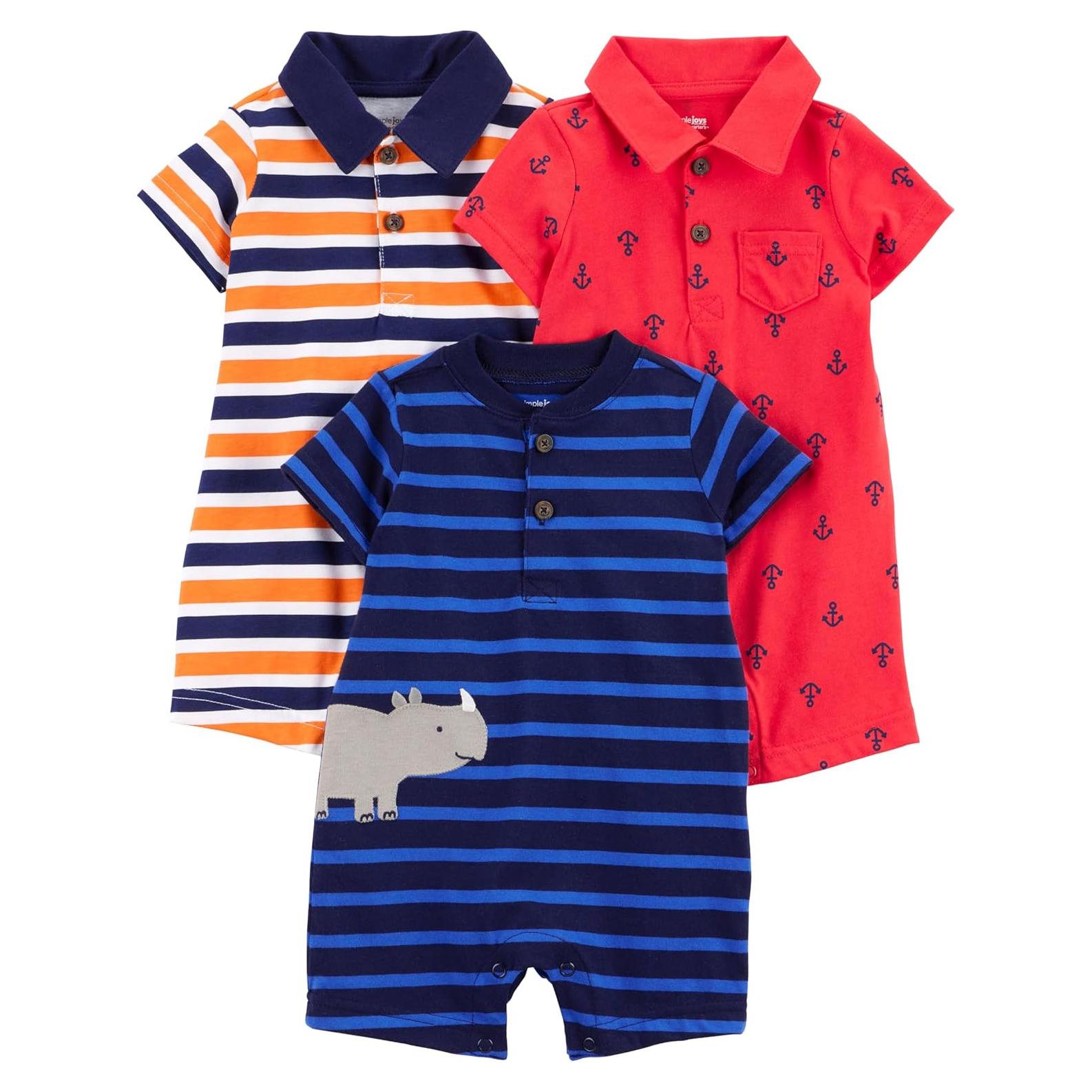 Conjunto de Monos para Bebés 3-Pack Simple Joys Carter's