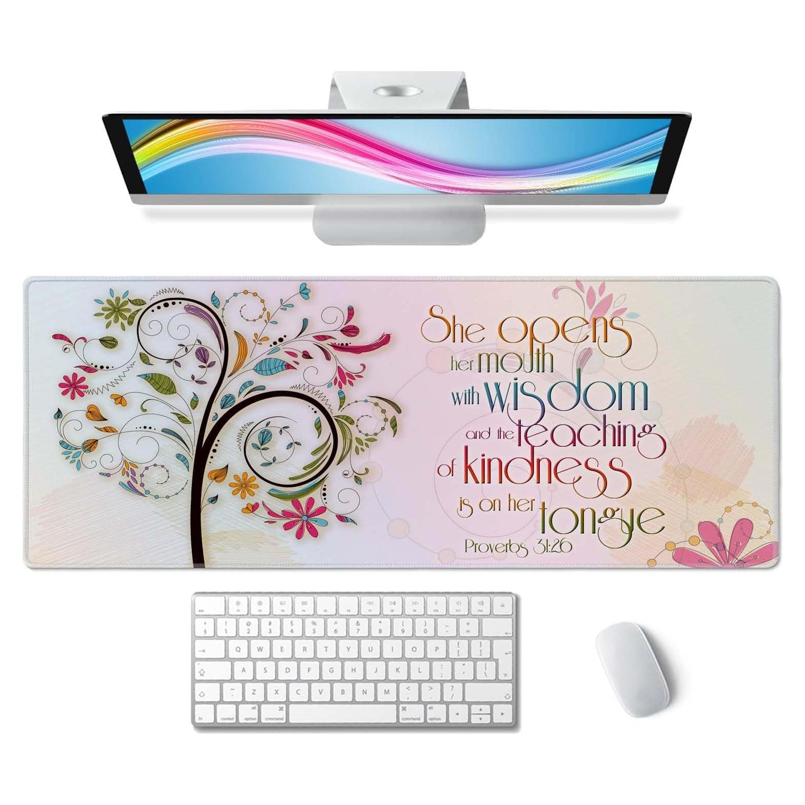 Alfombrilla de Ratón Grande Wasica KUN-XLPAD-8132 800x300mm