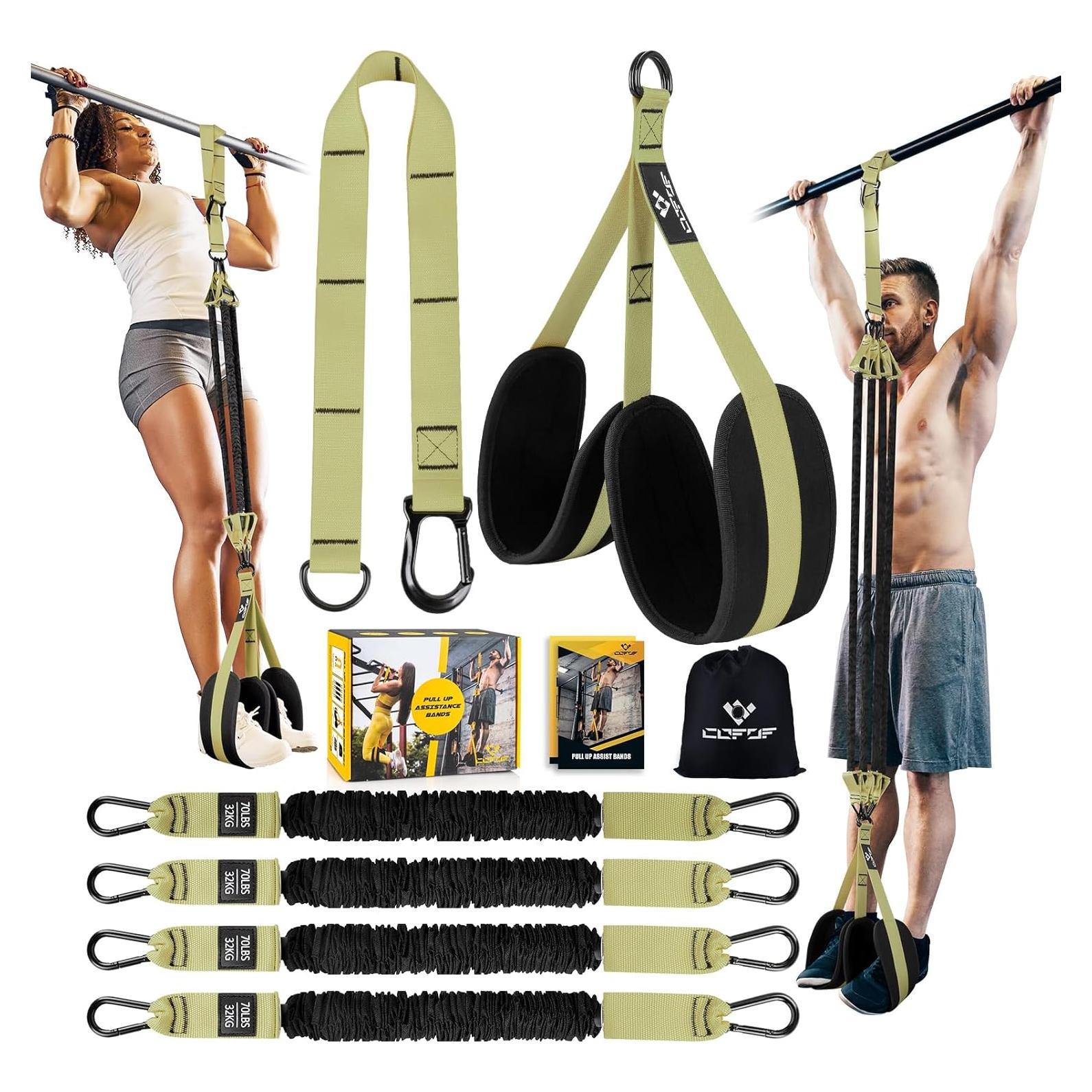 Bandas de Asistencia para Dominadas COFOF Ajustables 127 kg