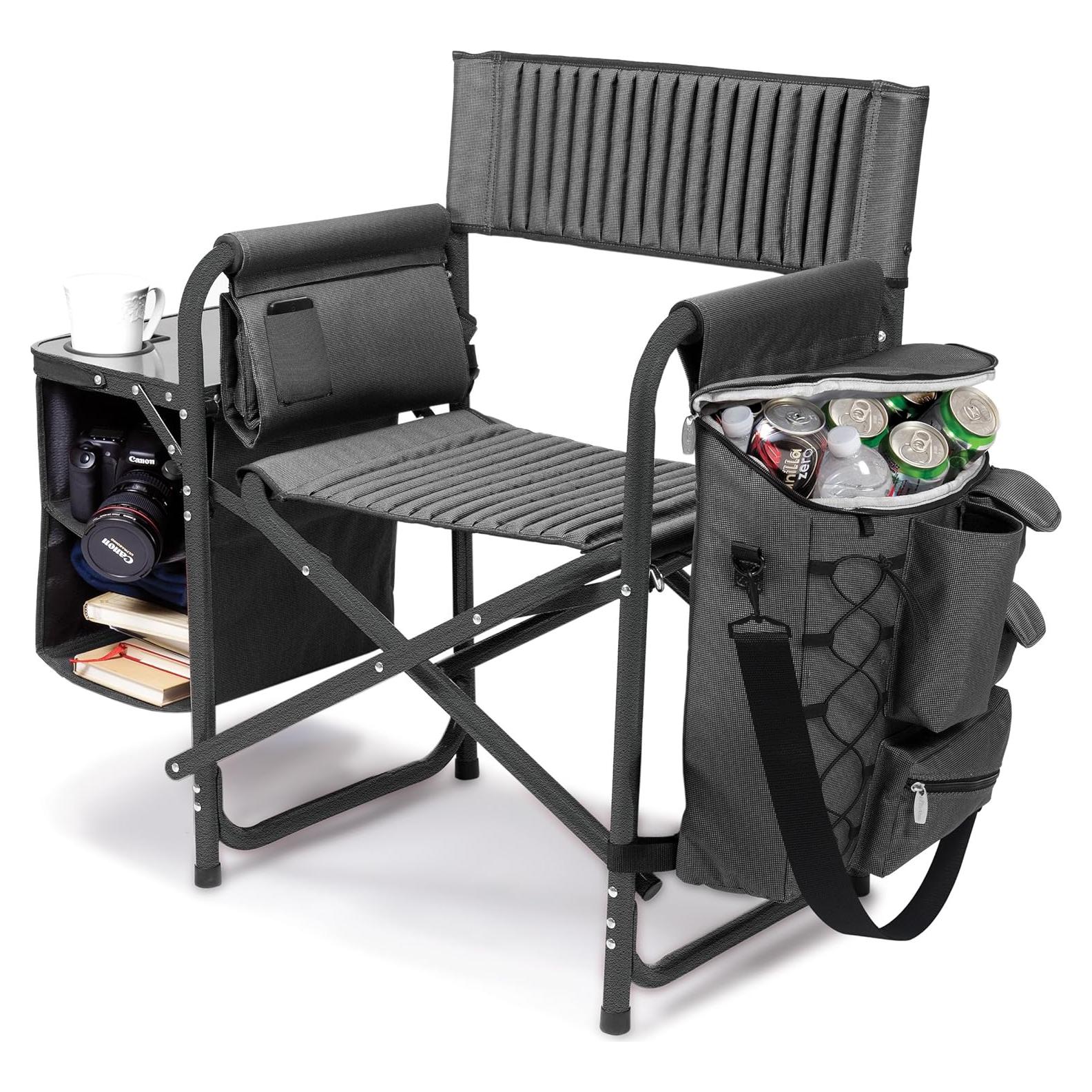 Silla de Camping Picnic Time Fusion con Enfriador y Mesa