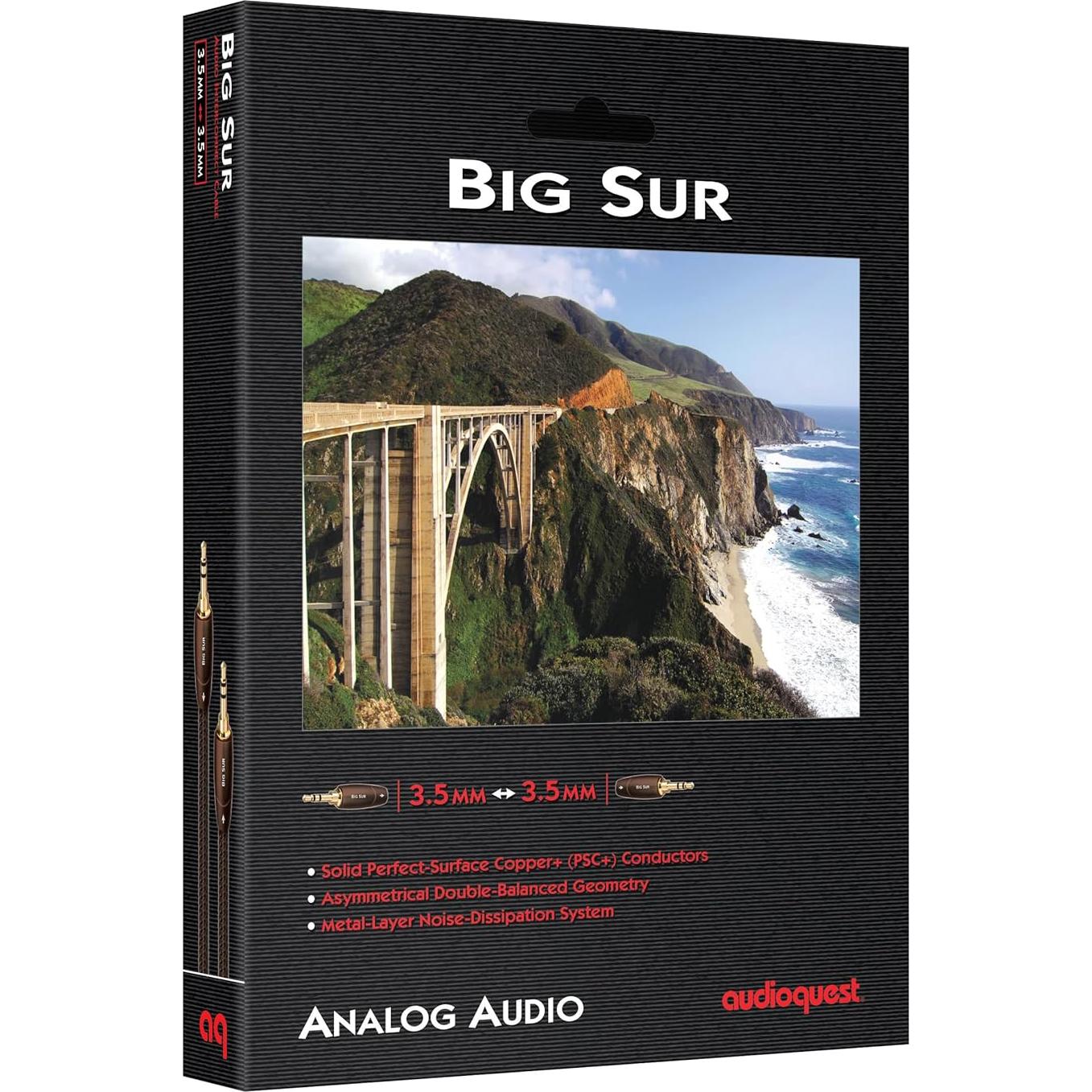Interconector analógico 3.5mm AudioQuest Big Sur 1m