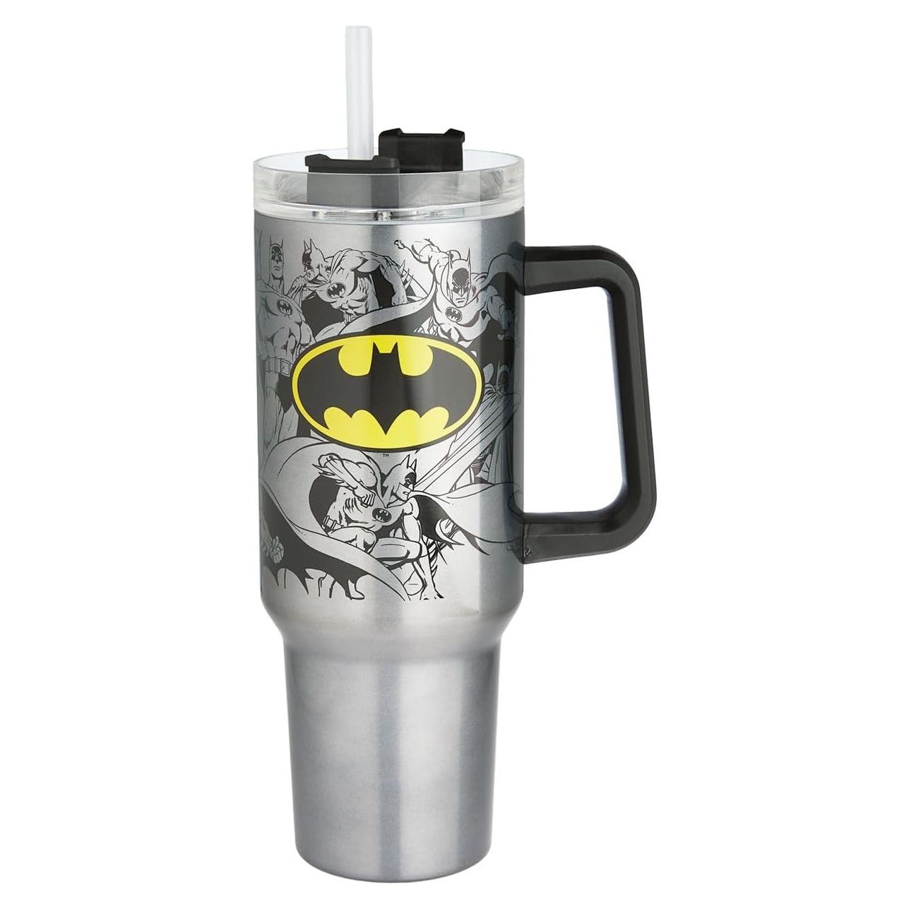 Taza de Viaje Spoontiques Batman 1.18L Acero Inoxidable Doble Pared