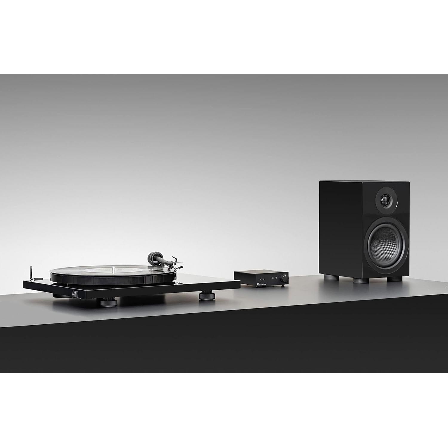 Tocadiscos Pro-Ject E1 Negro con Etapa de Phono Incorporada