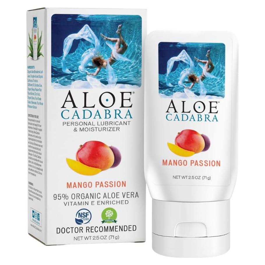 Lubricante Personal Orgánico Aloe Cadabra Mango Pasión 70g