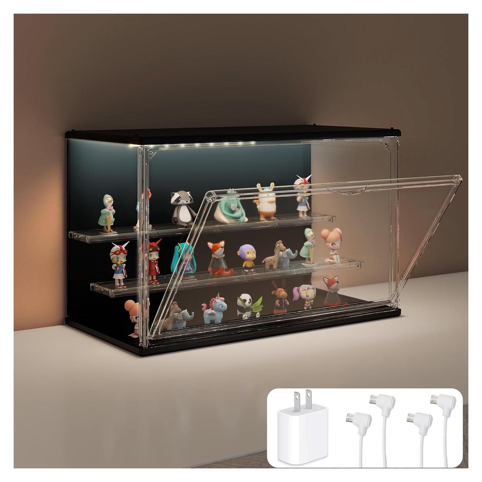 Estuche de exhibición acrílico Verssure con luz LED 22.1 cm