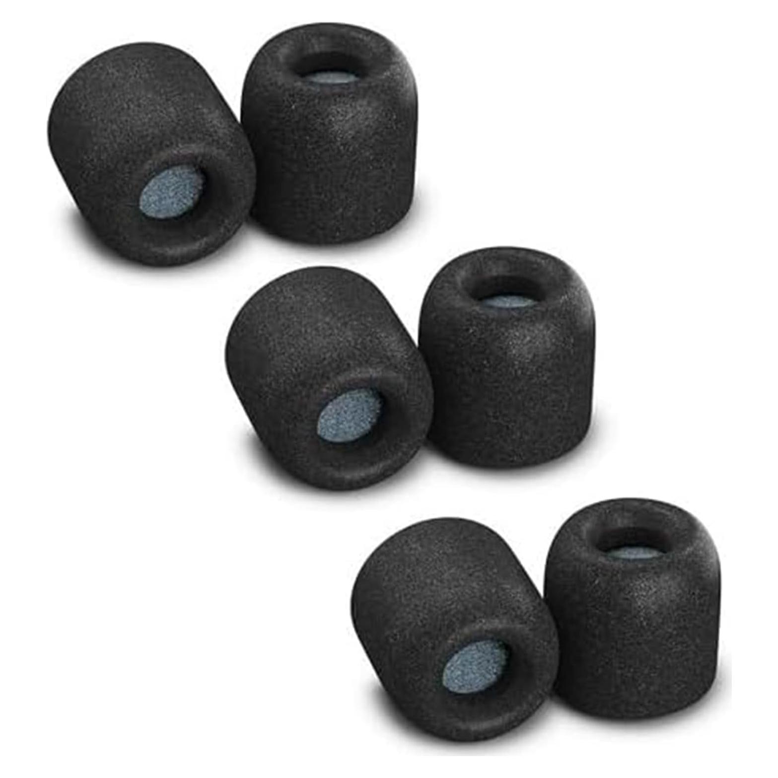 Consejos de espuma Comply para auriculares B&O Beoplay - Negro, Mediano (3 pares)