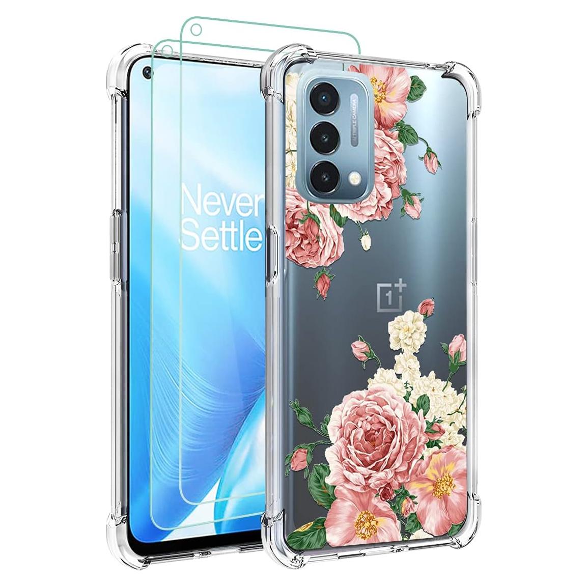 Funda Osophter para Oneplus Nord N200 5G - Gran Flor Rosa