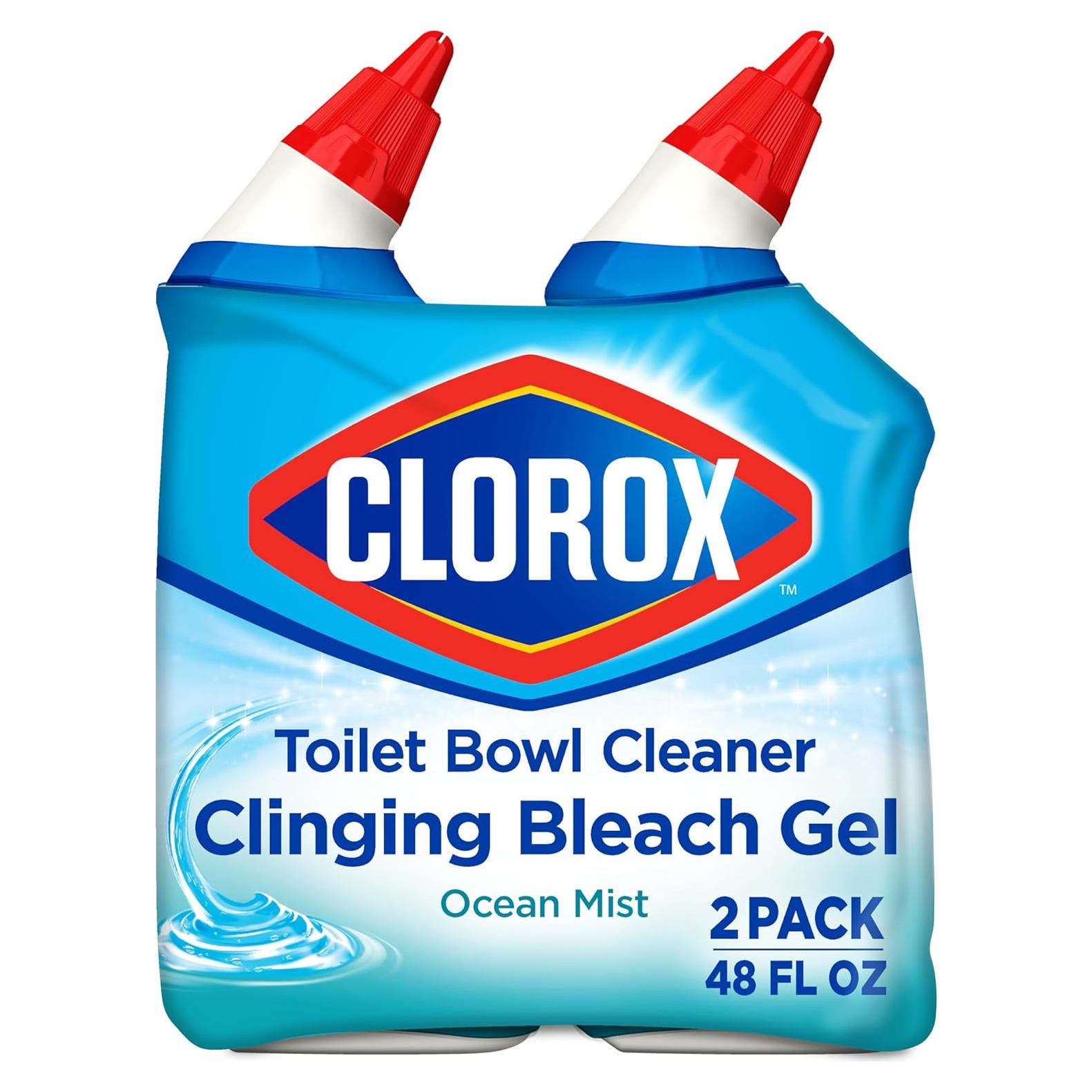 Limpiador de Inodoro Clorox Gel 2 Paquetes 710 ml Brisa Oceánica