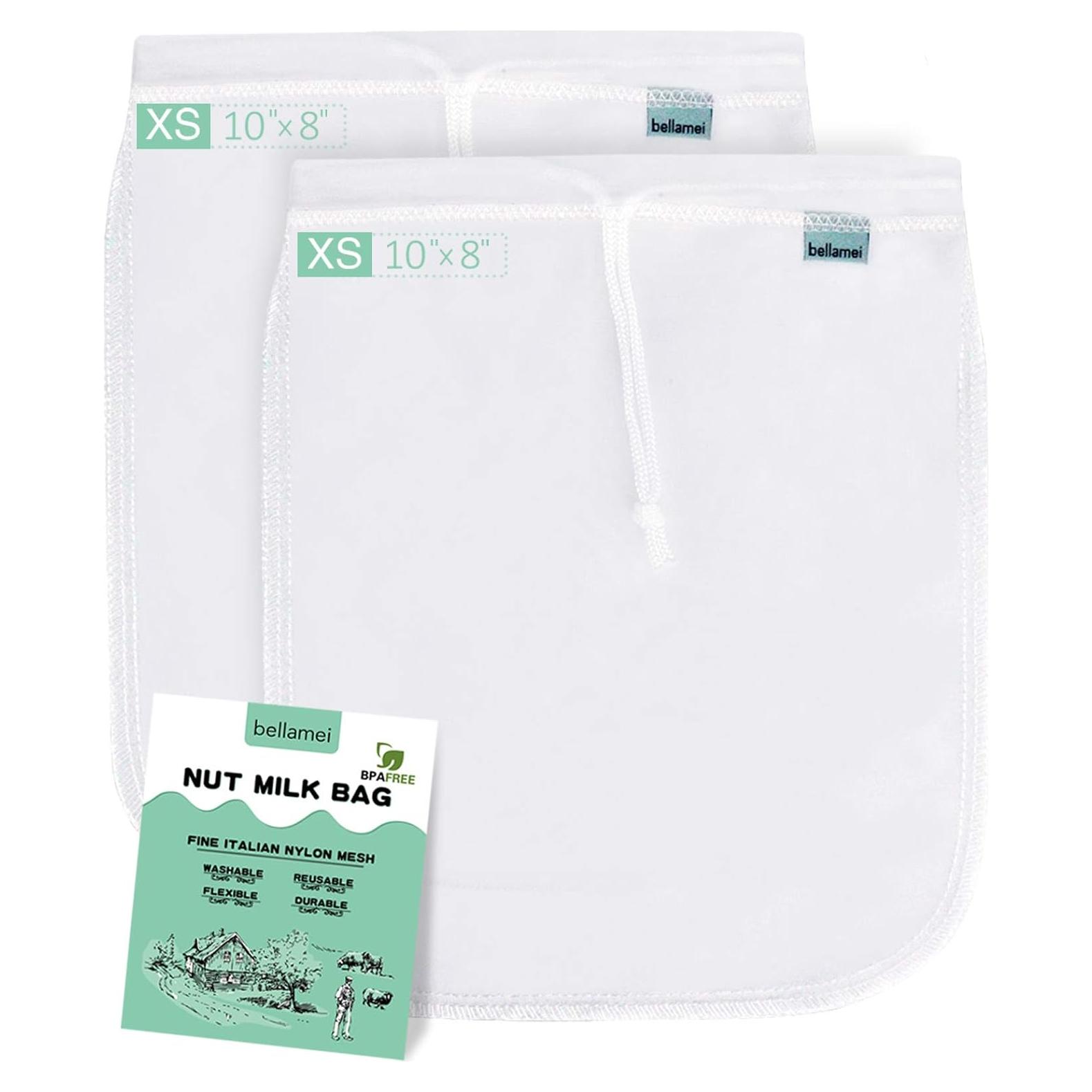 Bolsa de Leche de Nueces Bellamei Paquete de 2 - 20.32x25.4cm