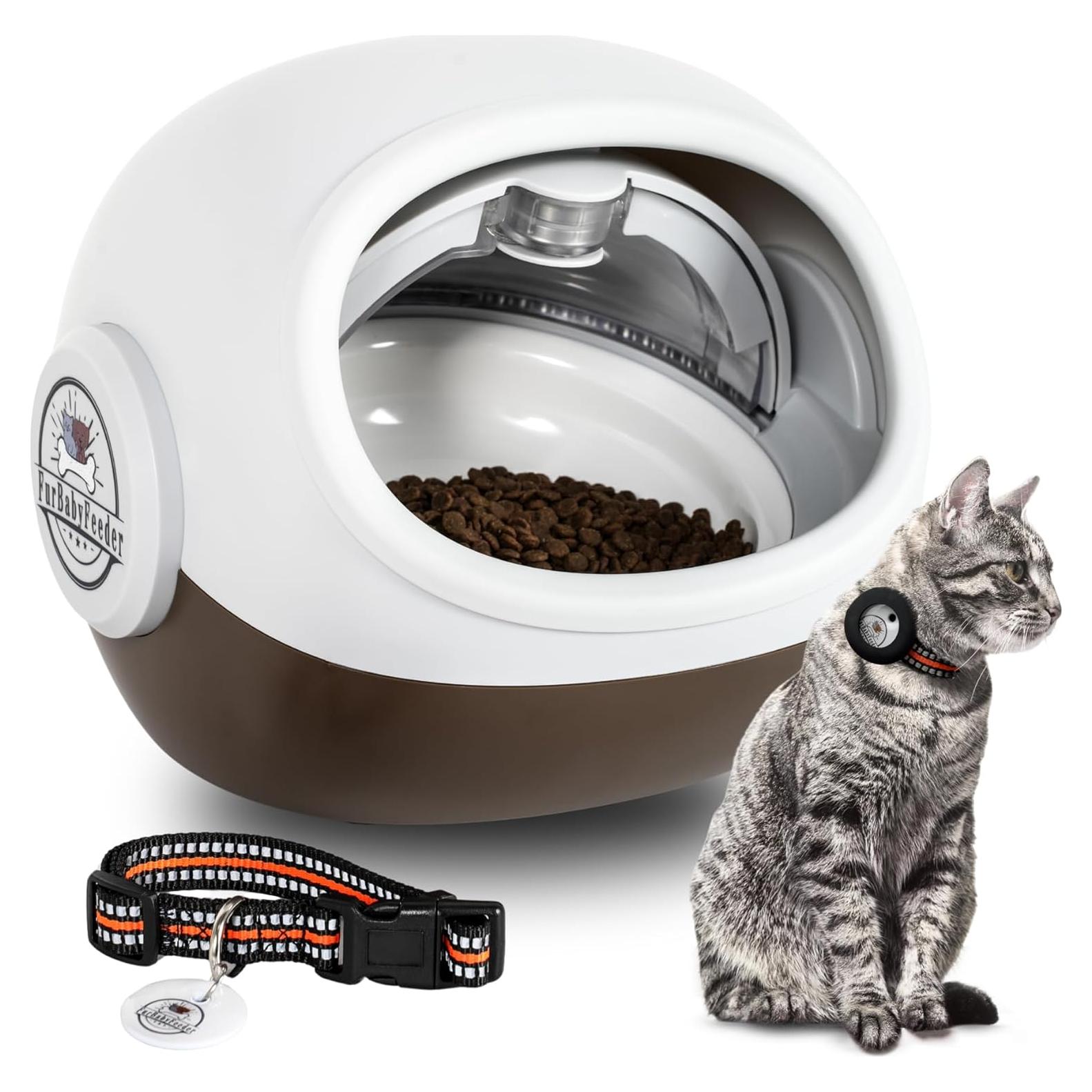 Comedero Automático RFID FurBabyFeeder Esfera 24.77x26.04cm