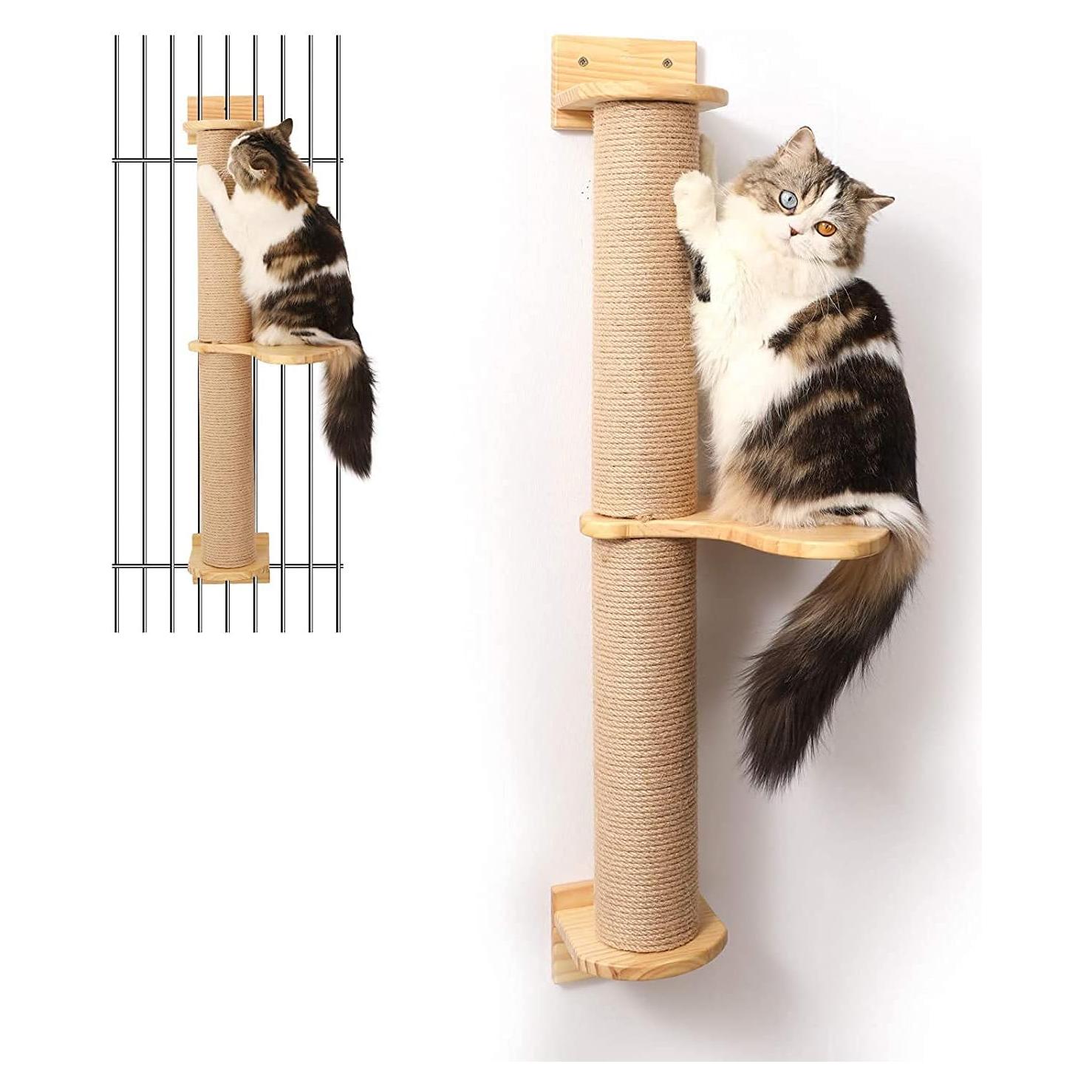 Árbol de Actividad para Gatos FUKUMARU con Rascador y Hamaca