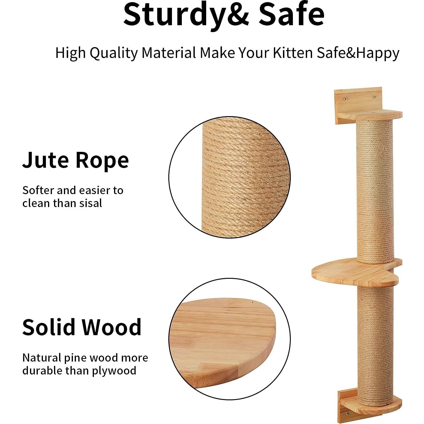 Árbol de Actividad para Gatos FUKUMARU con Rascador y Hamaca