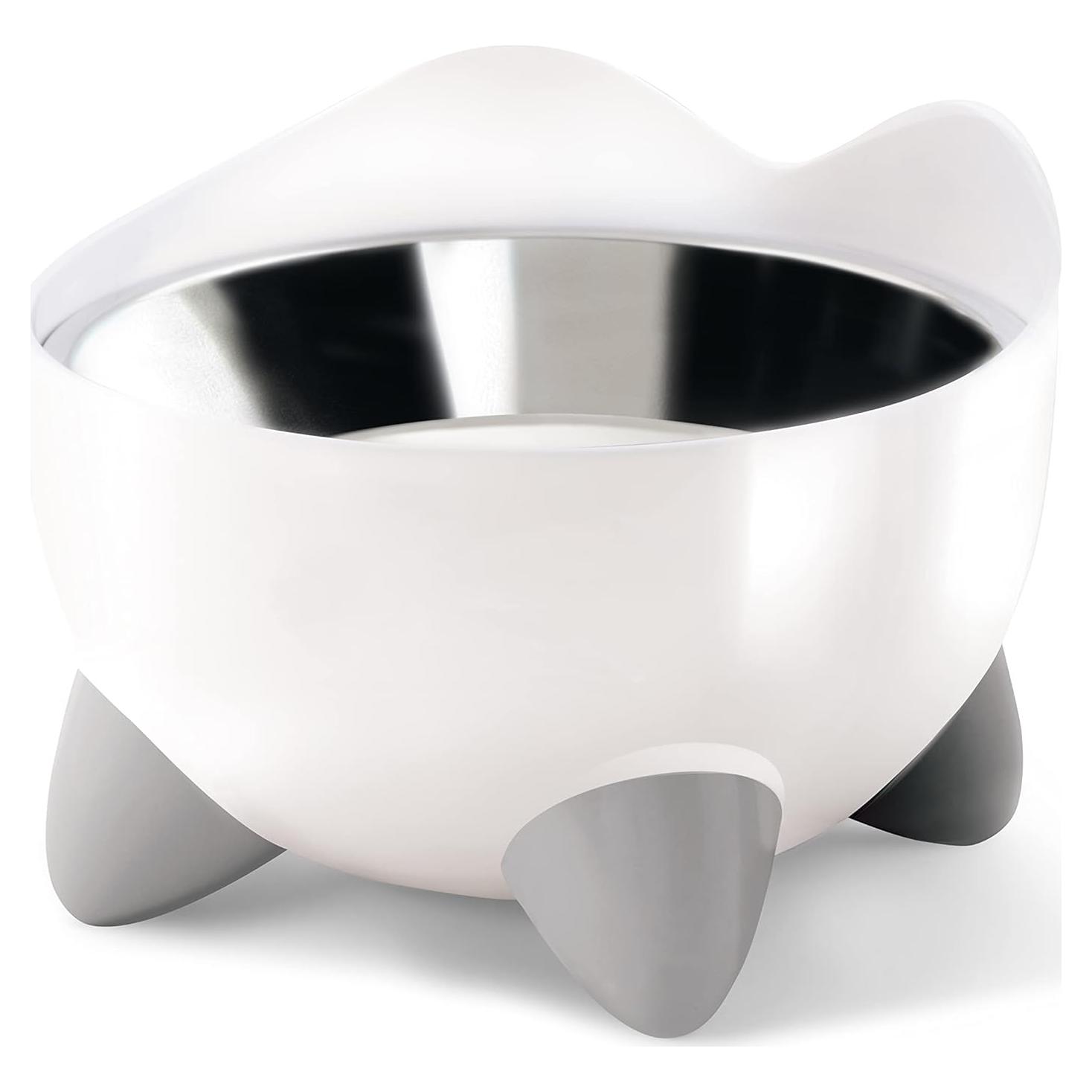 Plato Elevado para Gatos Catit PIXI Acero Inoxidable 14cm