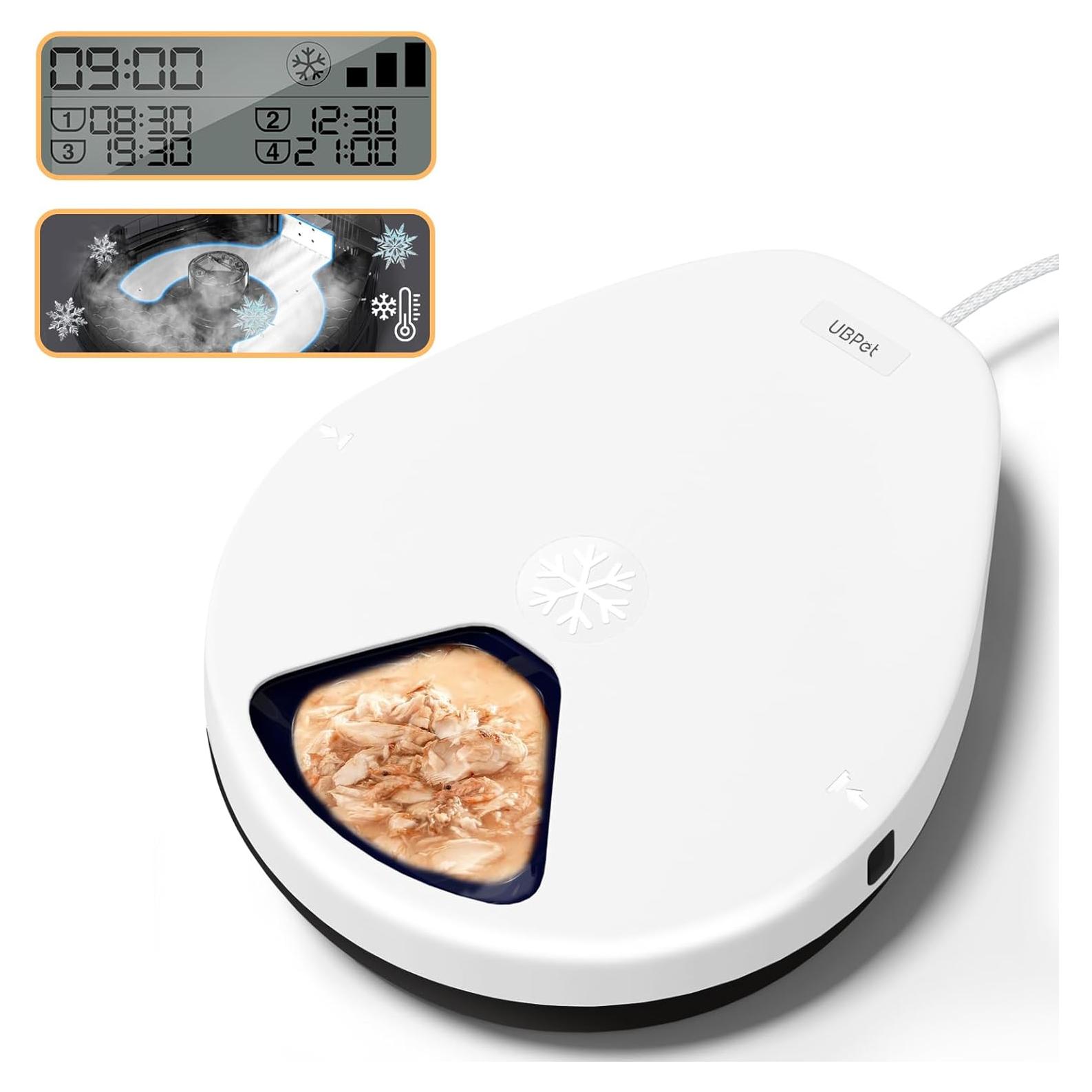 Comedero Automático Refrigerado UBPET para Gatos y Perros 5 Comidas