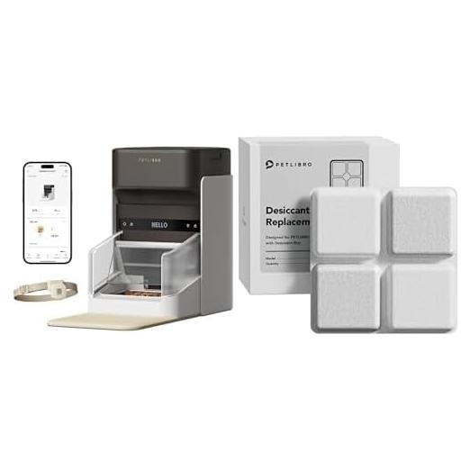 Comedero Automático para Gatos PETLIBRO 3L con RFID y 6 Bolsas