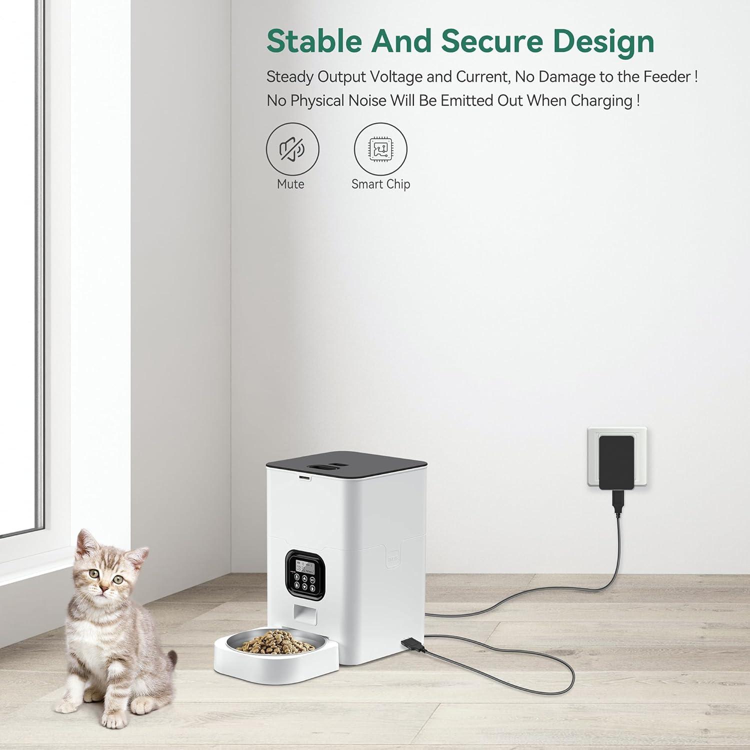 Adaptador de Alimentador Automático FITE ON para Gatos VOLUAS 4L 5L 6L