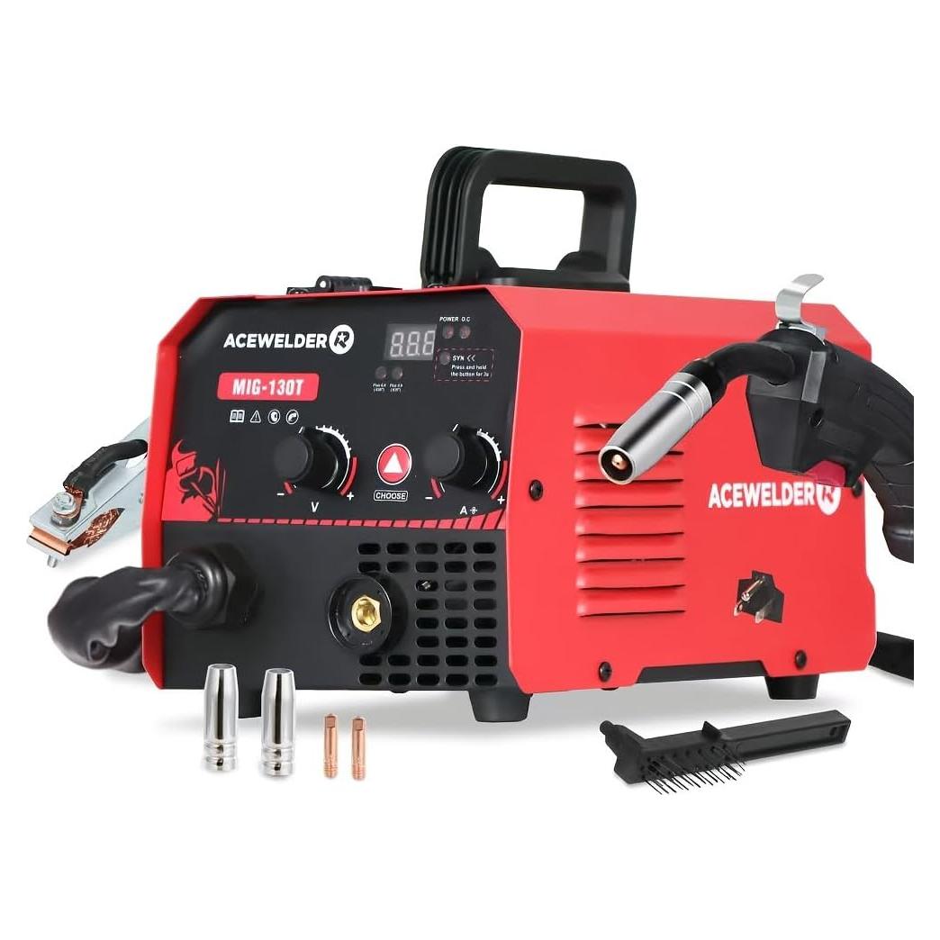 Máquina de Soldadura MIG 130A ACEWELDER Portátil IGBT