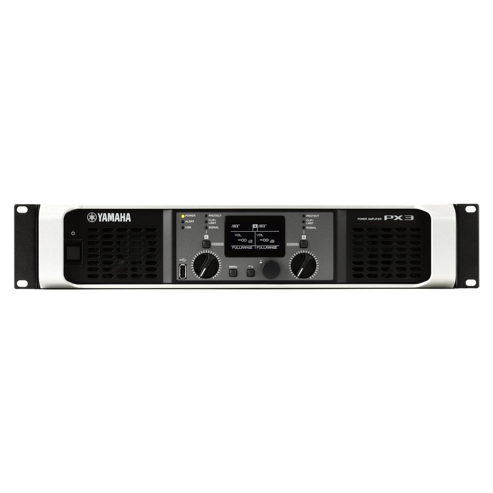 Amplificador de Potencia Yamaha PX3 2x500W Ligero con DSP