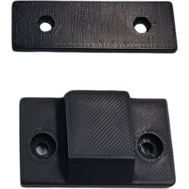 Placas de Bisagra de Reemplazo Technics SL-1200/1210 - Negro