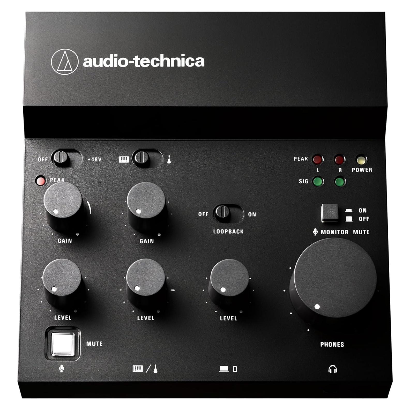 Mezclador de Audio USB Audio-Technica AT-UMX3 Negro