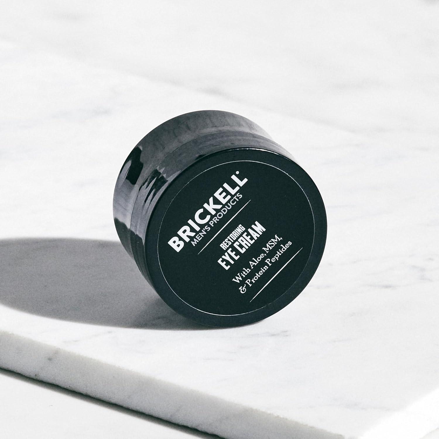 Rutina Antienvejecimiento Brickell para Hombres - Crema Facial y Ojos