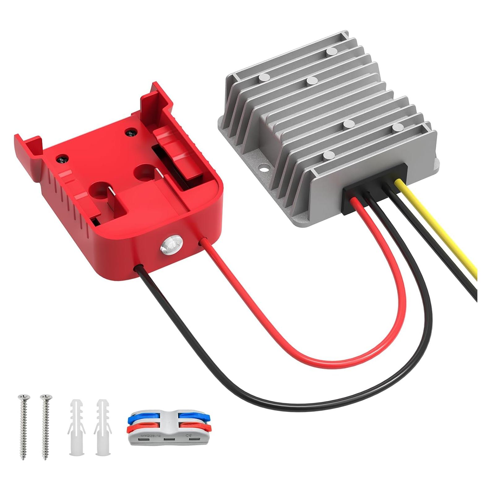 Convertidor de Voltaje DC 18V a 12V Kzreect 20A con Protección