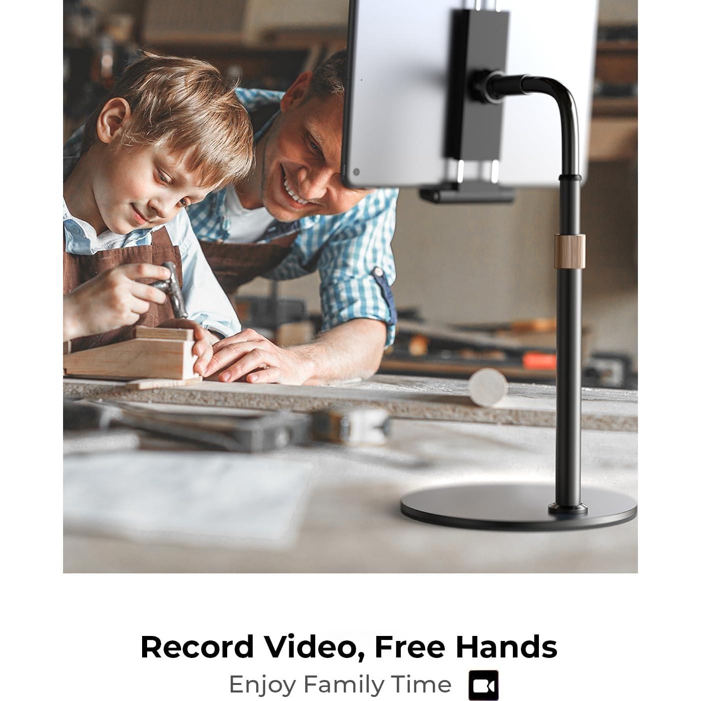 Soporte para iPad LISEN LE785 ajustable 4.7-15.6" negro