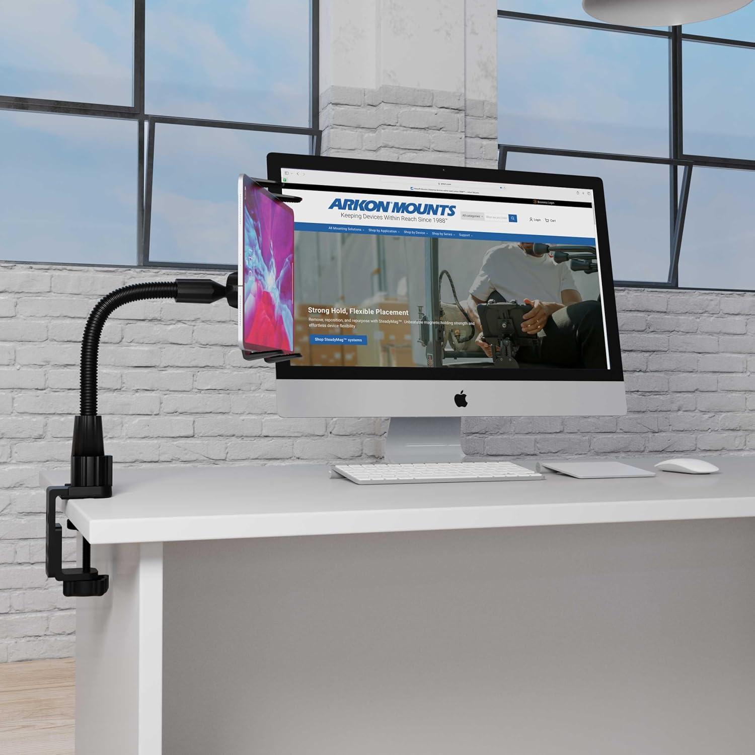 Soporte de Tableta ARKON TAB086 con Brazo Flexible 30 cm