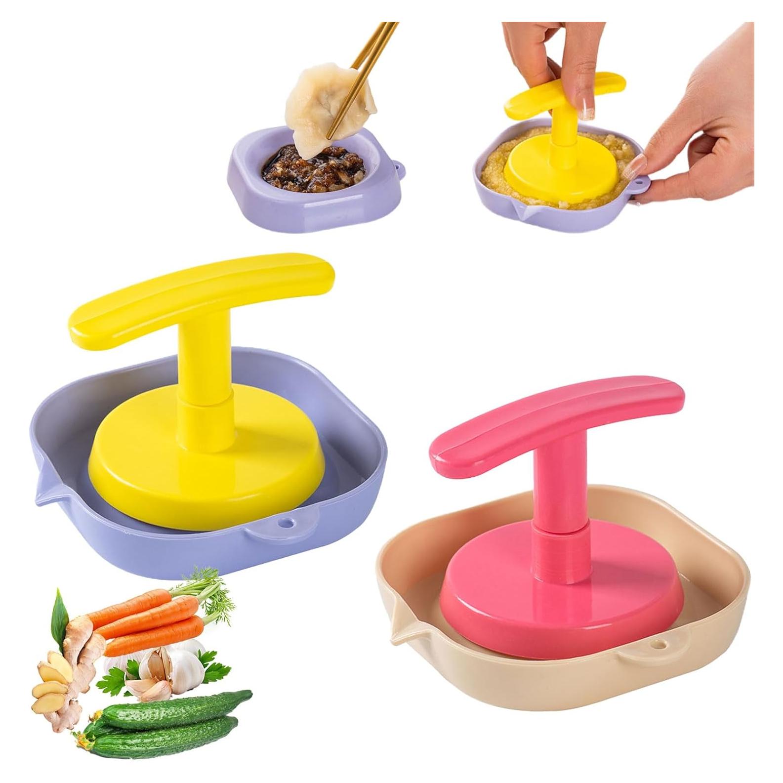 Rallador de Ajo y Jengibre 2 en 1 LYUERUEX - Portátil y Multifuncional