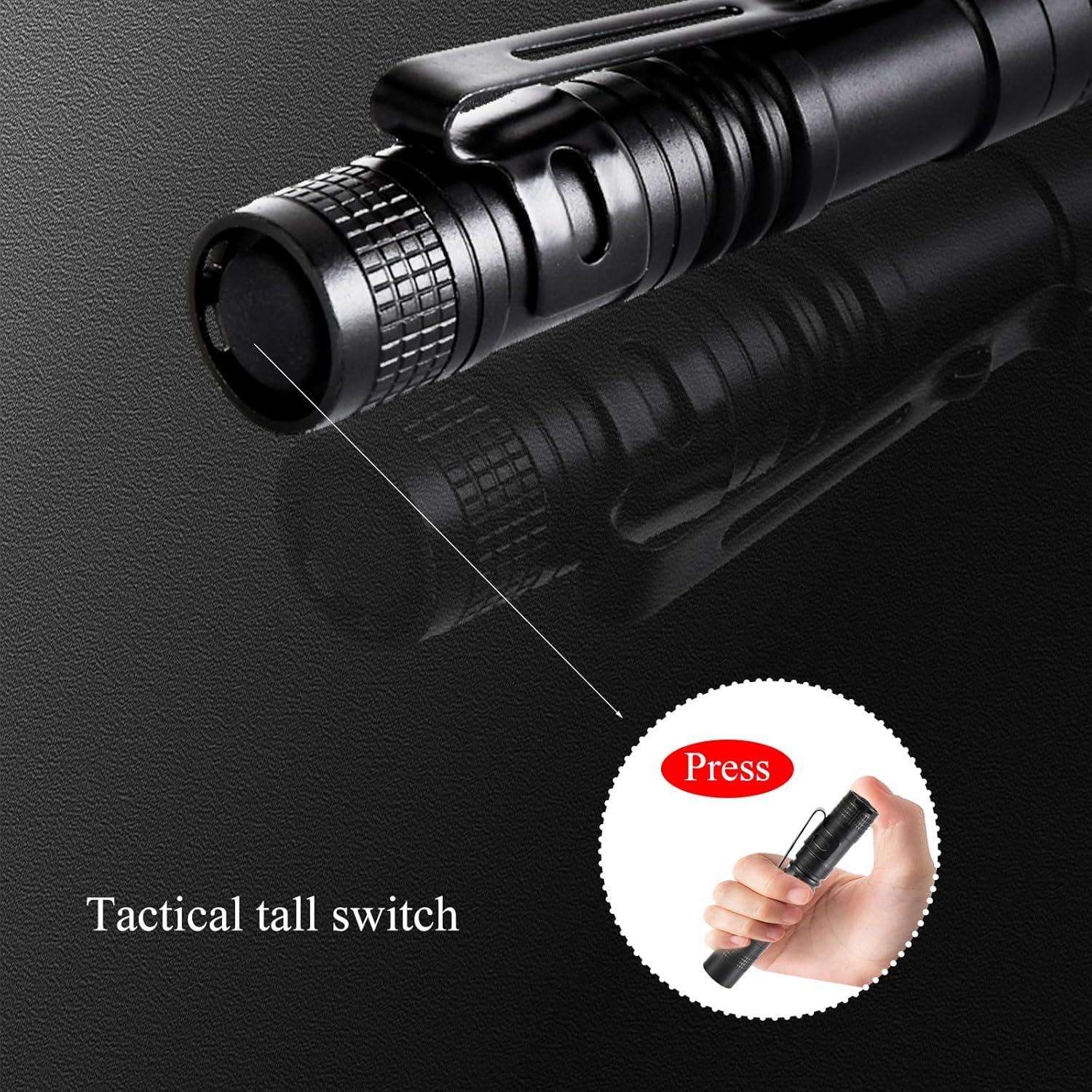 Mini Linterna de Bolsillo CASTNOO - Paquete de 3, LED 100,000h