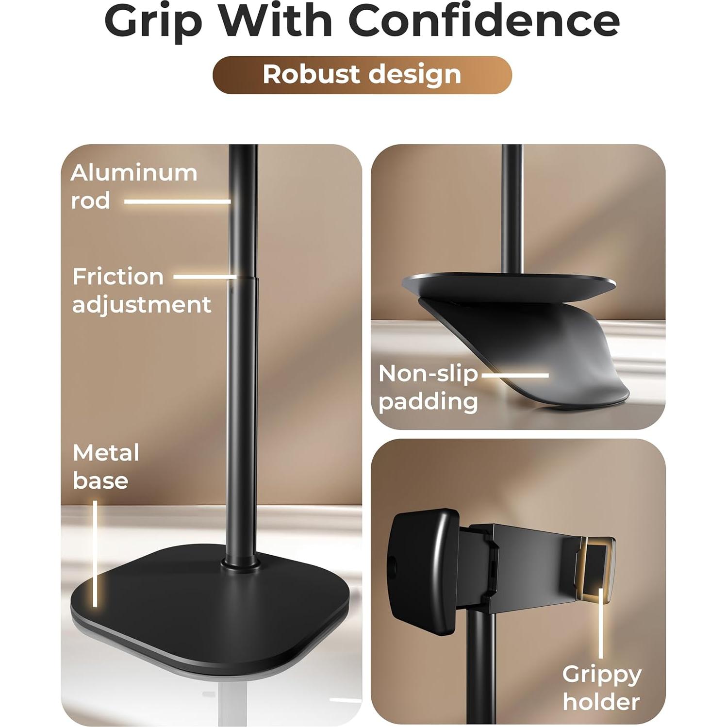 Soporte Ajustable Cooper ChatStand para Teléfono Celular Negro