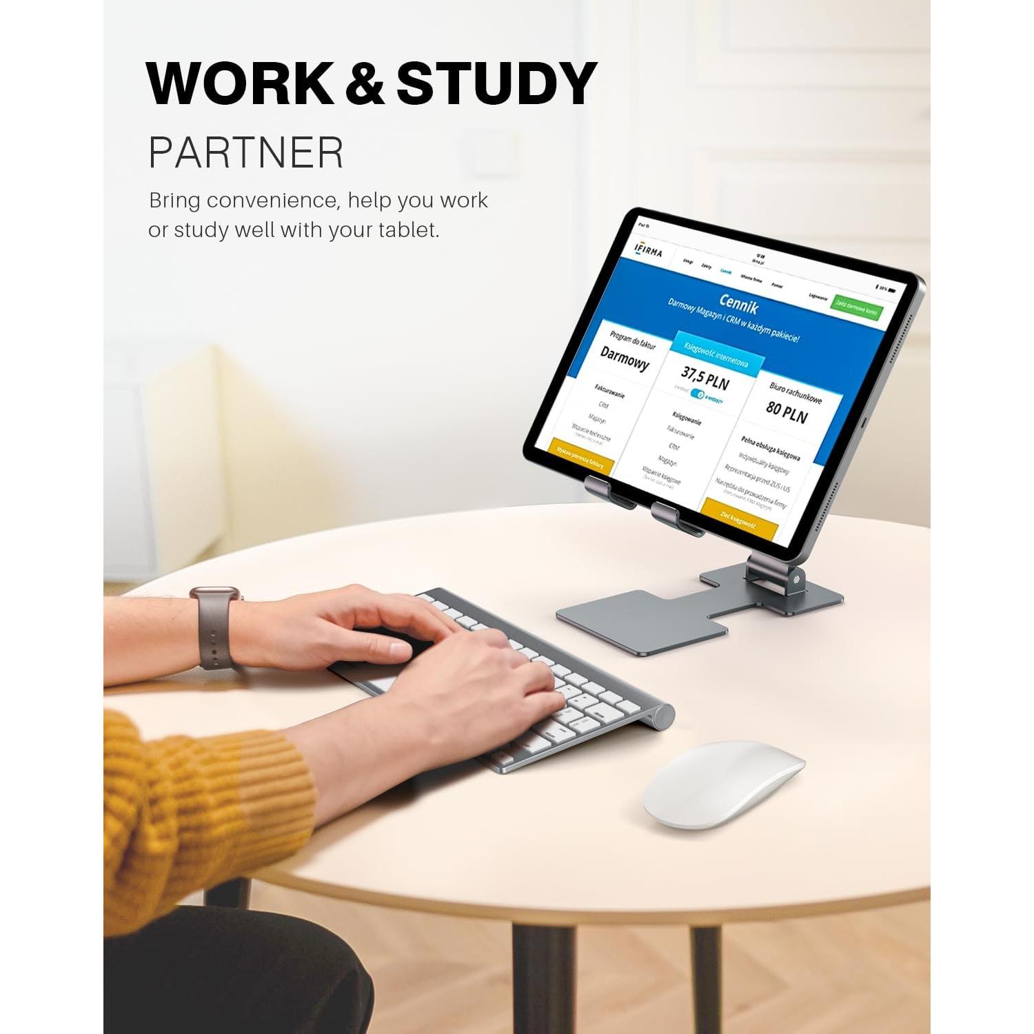 Soporte para Tableta Anozer KG310 Pro Ajustable 4-33 cm - Gris