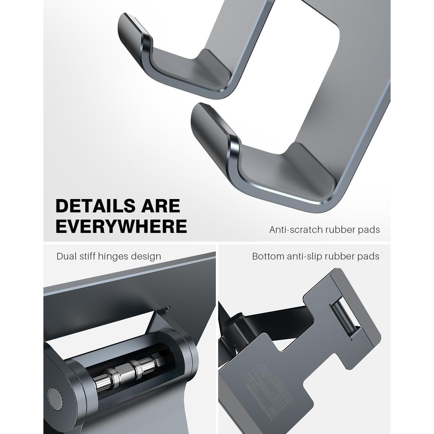 Soporte para Tableta Anozer KG310 Pro Ajustable 4-33 cm - Gris