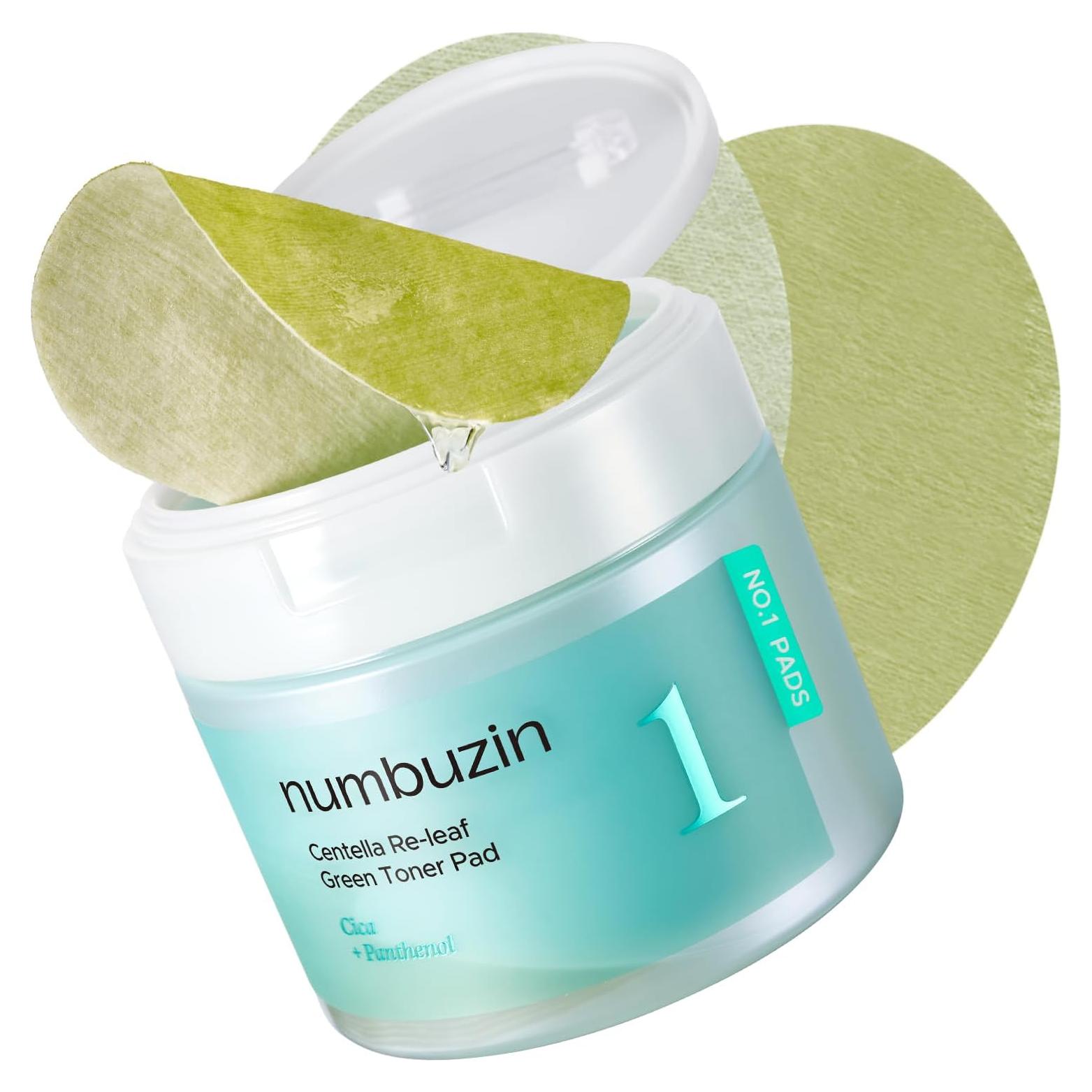Almohadillas de Tónico Numbuzin No.1 Verde Centella 70 Unidades