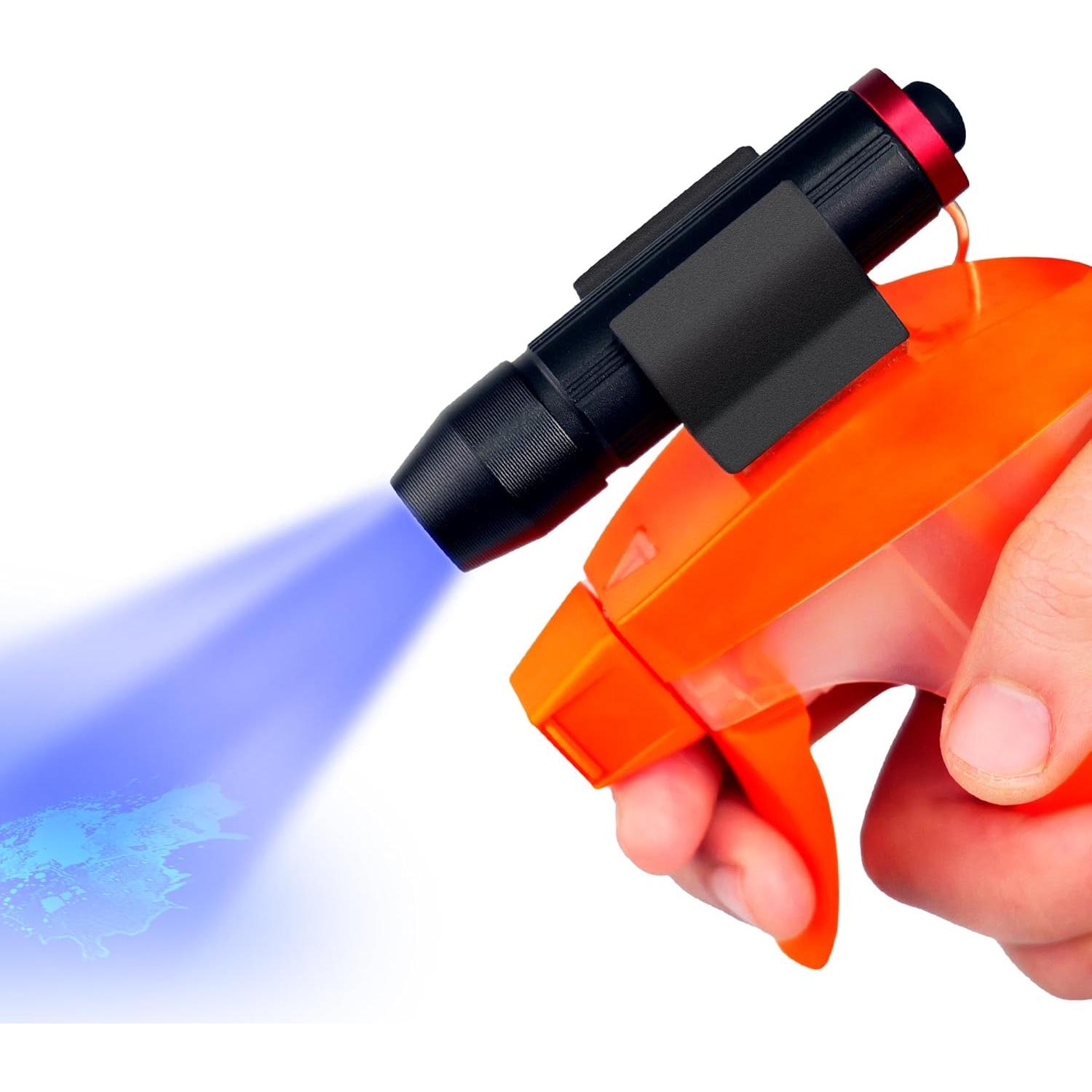 Linterna UV 365nm TactEagle UVA-T8 Mini con Llavero