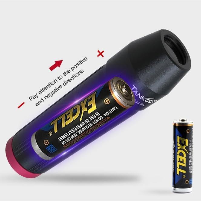 Linterna UV 365nm TactEagle UVA-T8 Mini con Llavero