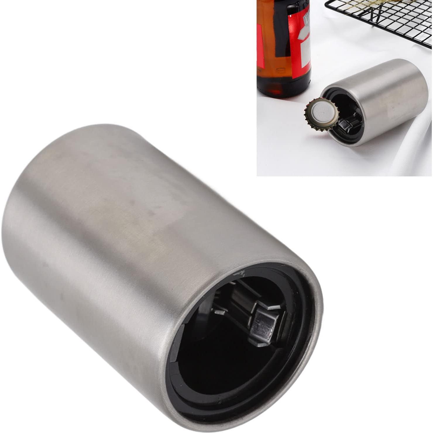 Abrebotellas Automático de Cerveza Acero Inoxidable 8x5cm