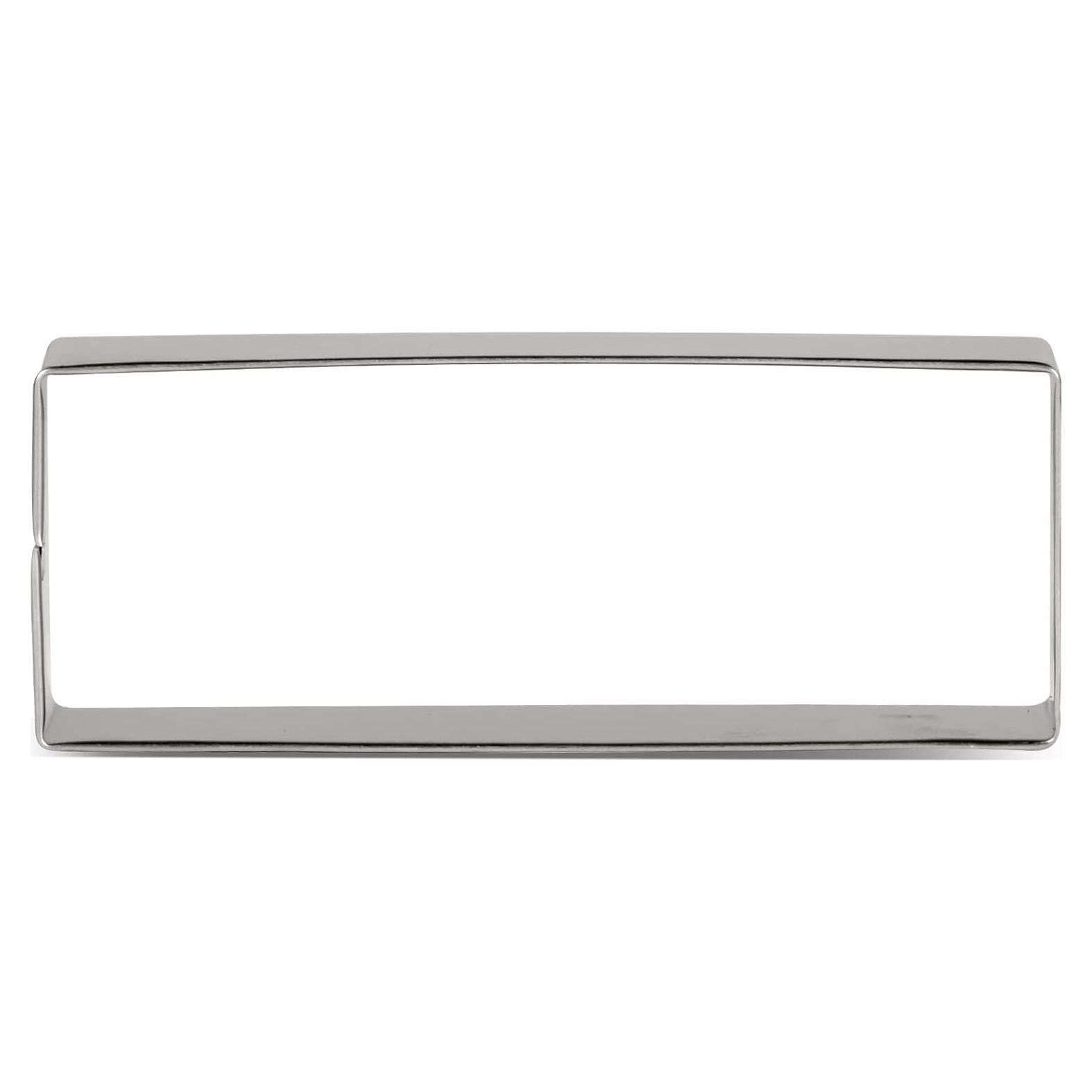 Cortador de Galletas Rectangular LILIAO Acero Inoxidable 10x3.8 cm