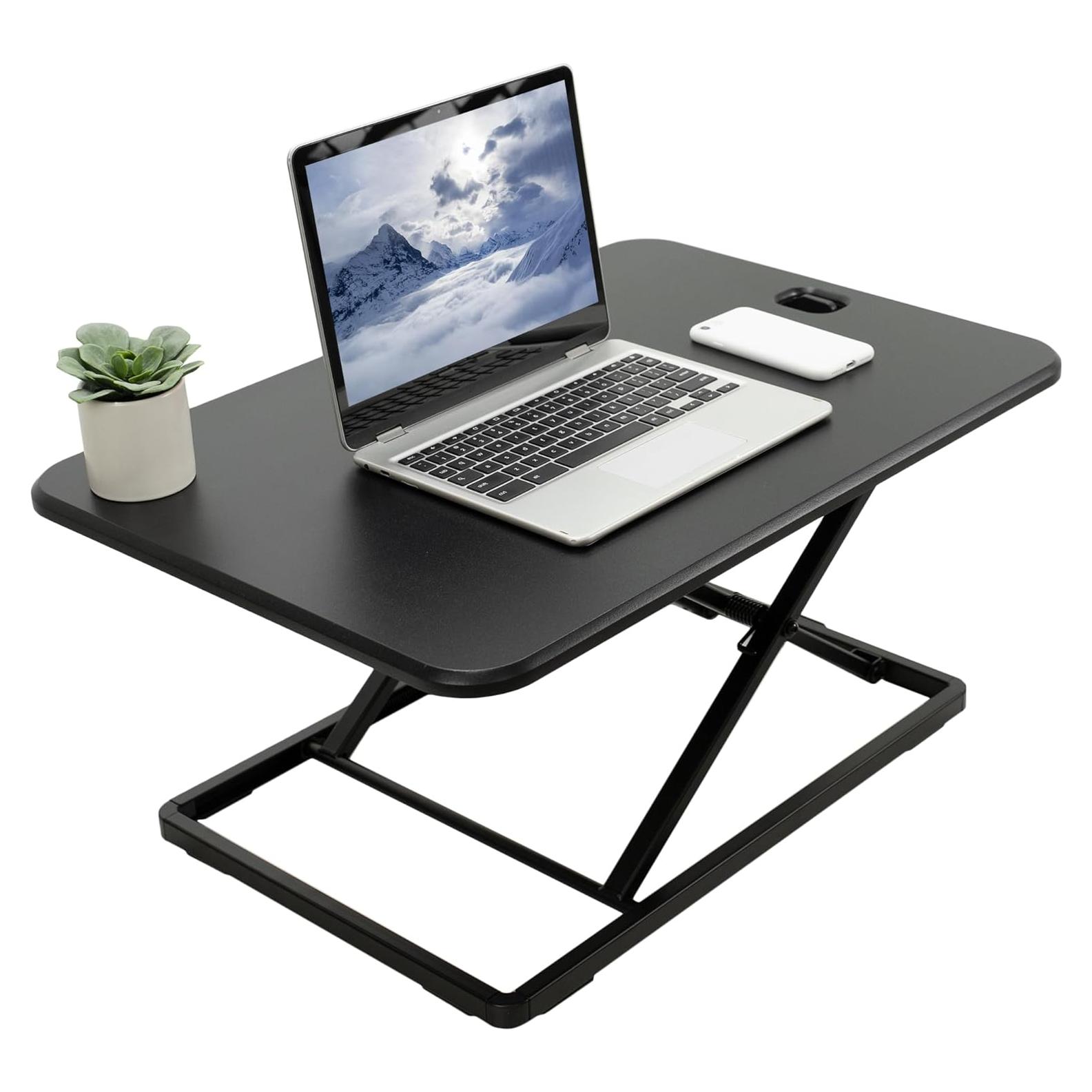 Escritorio Elevador Ajustable VIVO DESK-V001J Negro 67 cm