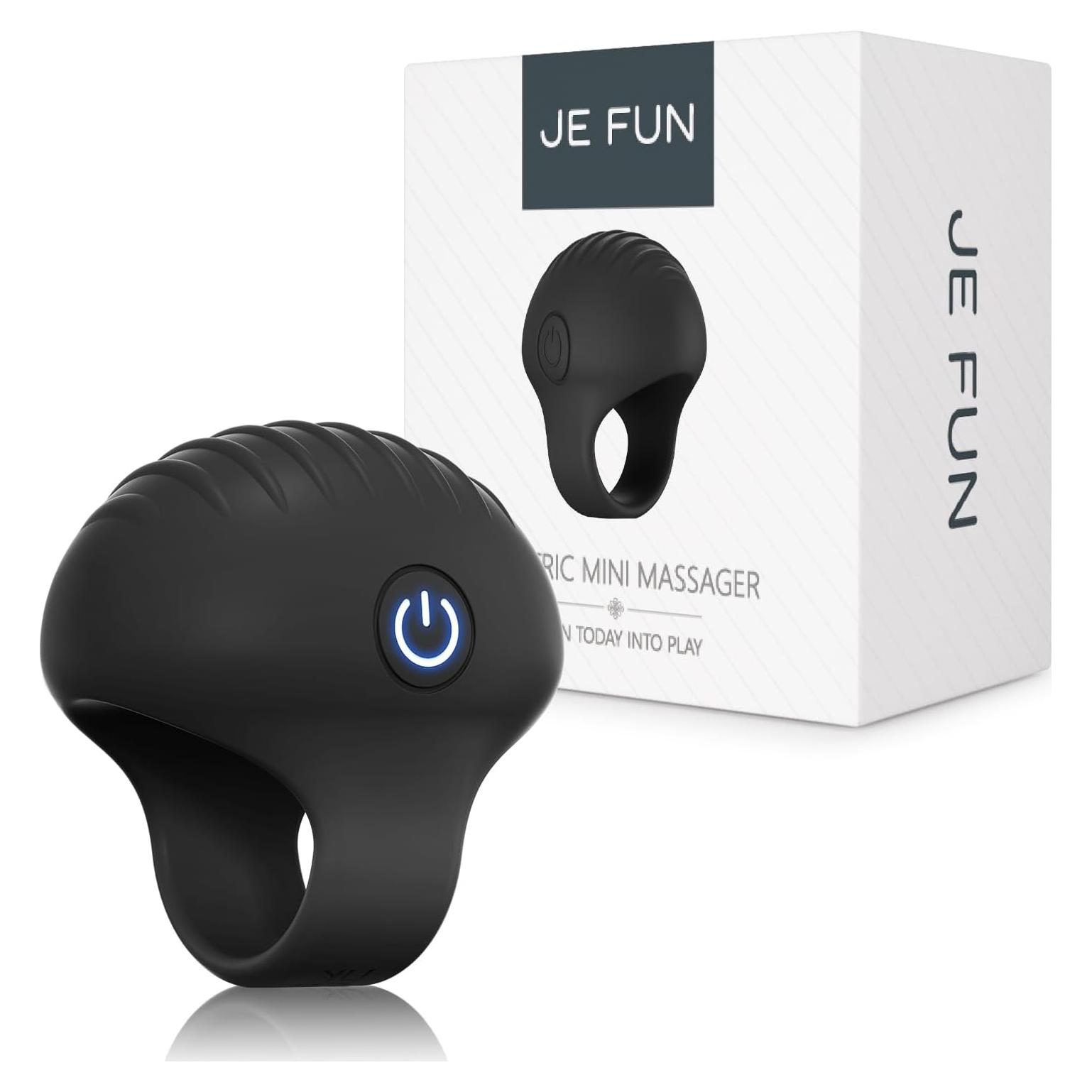 Bola de Masaje de Dedo JE FUN Recargable Impermeable Negro