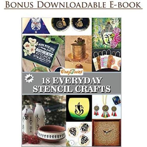 Plantilla reutilizable CrafTreat 6x6" para arte y manualidades