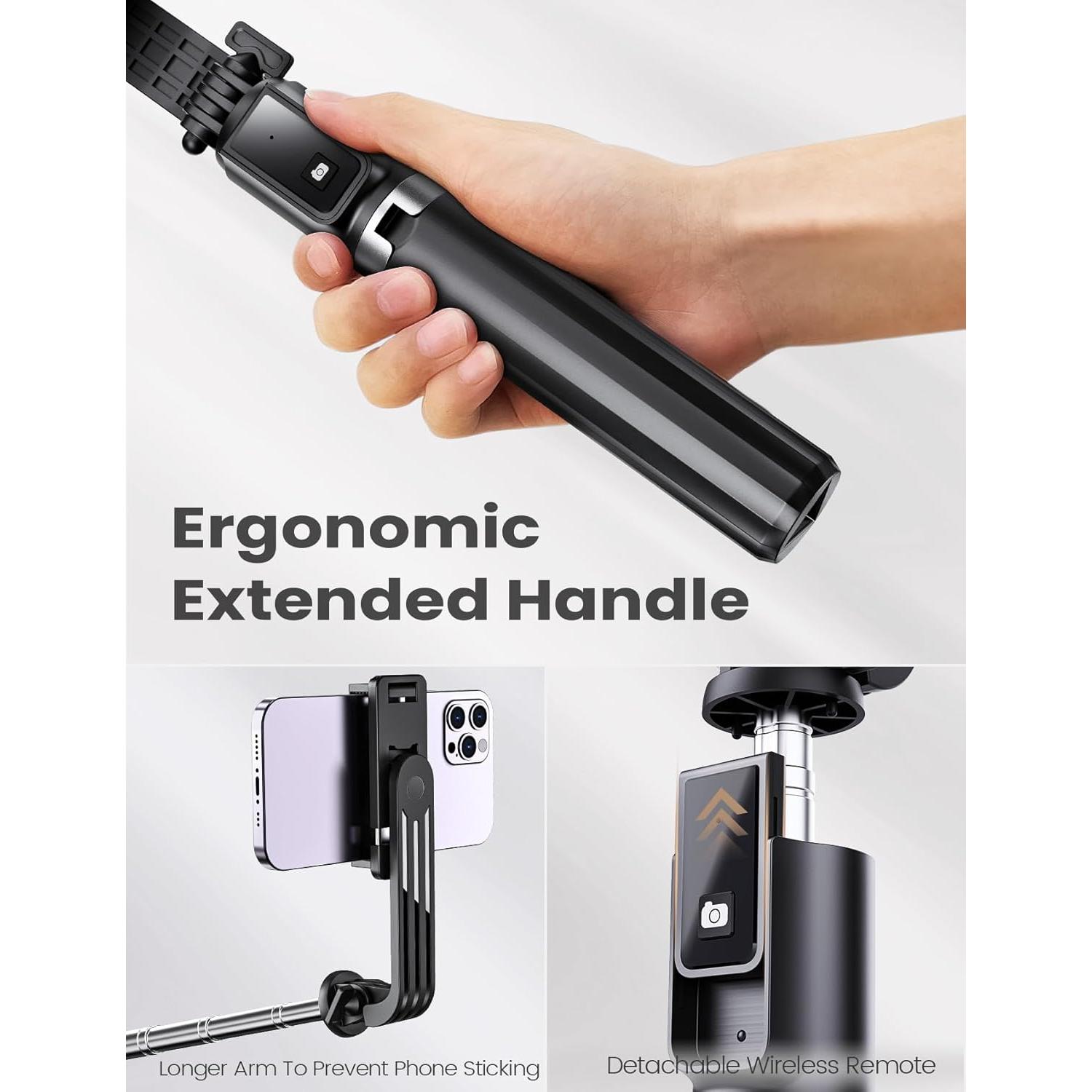 Trípode Selfie Stick ANXRE ST01 con Control Remoto 106 cm