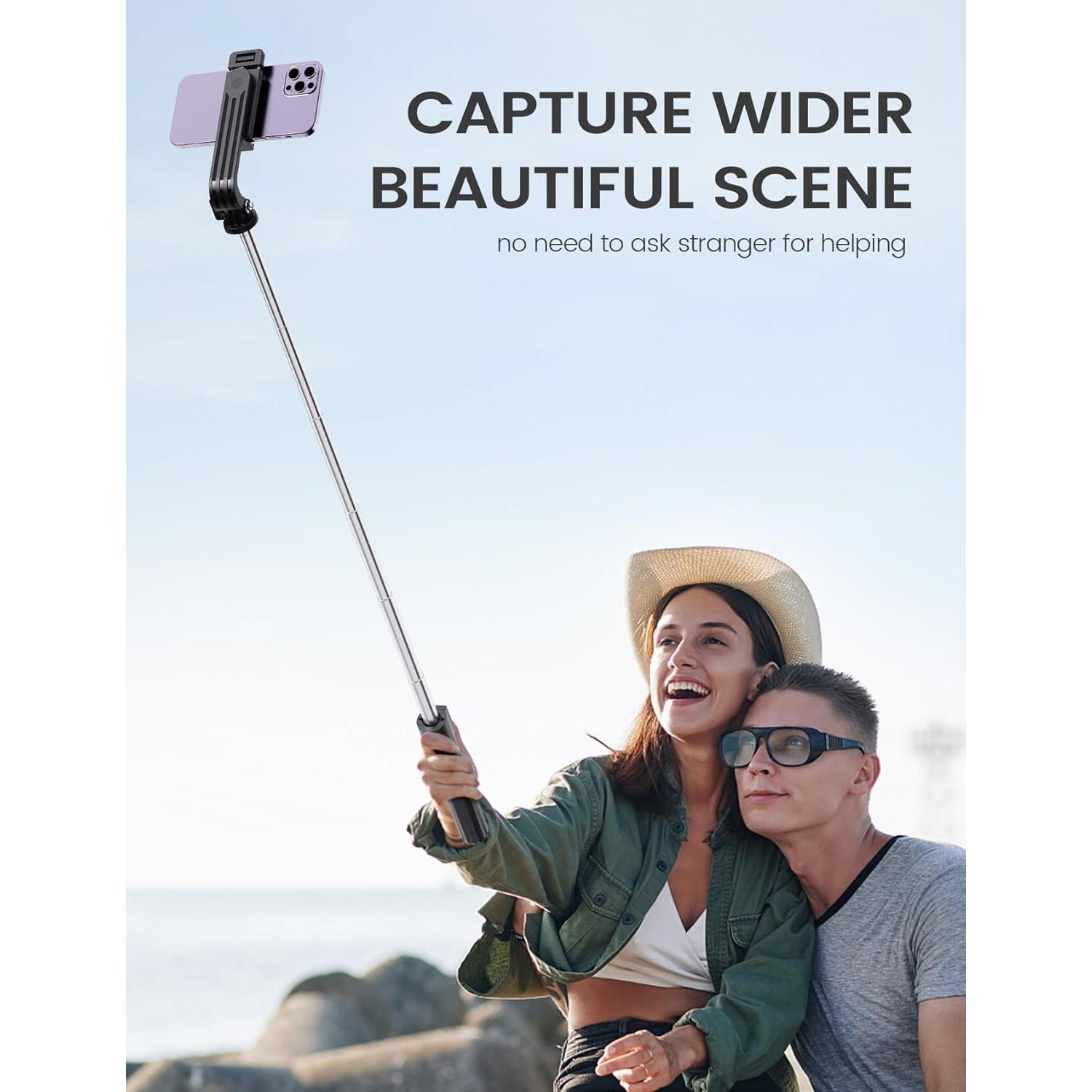 Trípode Selfie Stick ANXRE ST01 con Control Remoto 106 cm